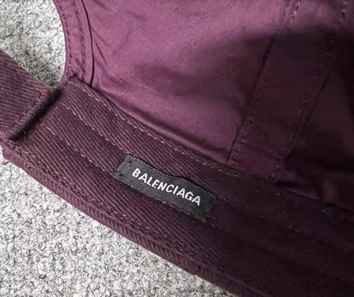 Balenciaga Balenciaga Logo Embroidered Baseball Cap J16 Size ONE SIZE - 6 Thumbnail