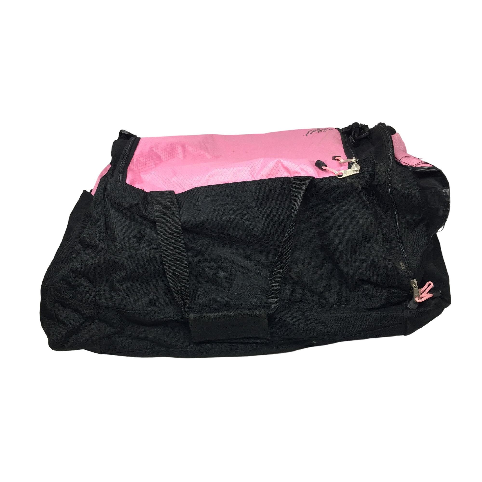 Starter Starter Pink and Black Zippered Duffle Bag With Handles and Size ONE SIZE - 2 Thumbnail