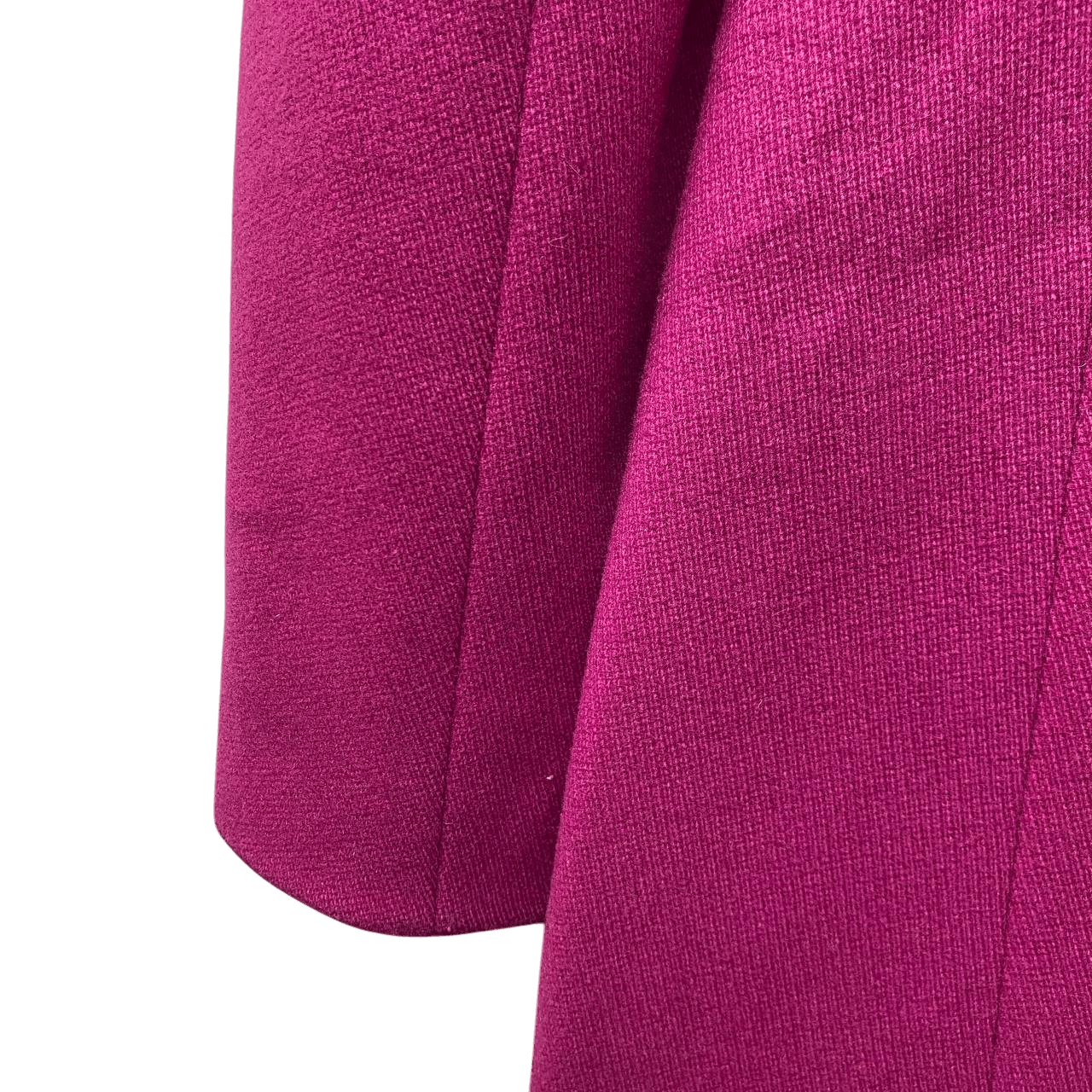 Dolce & Gabbana VINTAGE DOLCE&GABBANA ARCHIVE FUCHSIA BOILED WOOL SWING COAT Size S / US 4 / IT 40 - 7 Thumbnail
