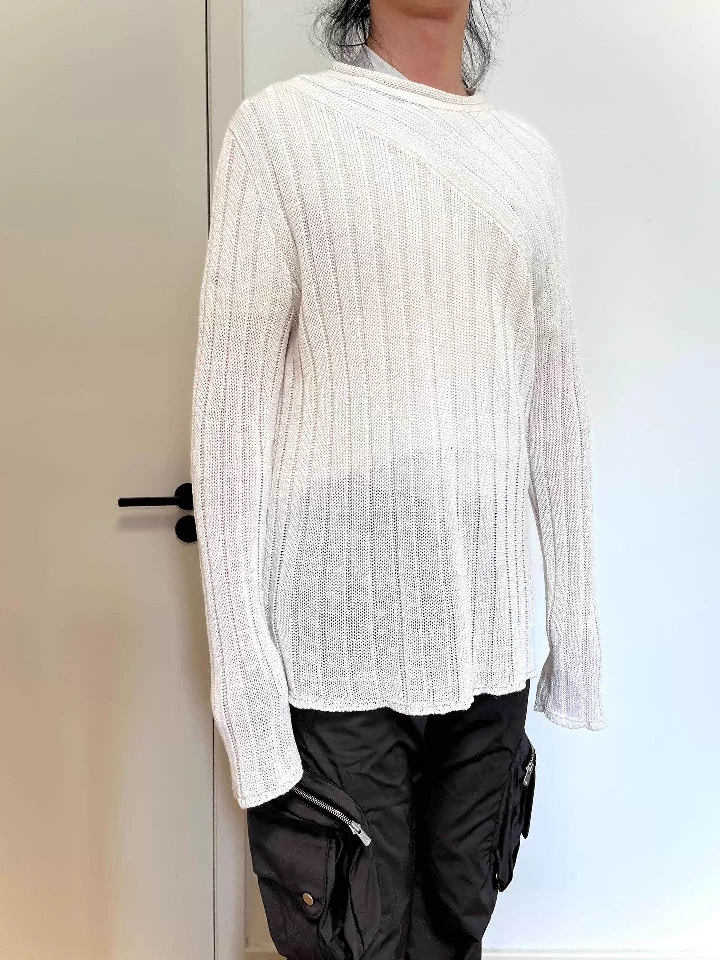 Armani Collezioni Armani Collezioni Vintage Knit Jacket 00ss Size US L / EU 52-54 / 3 - 2 Thumbnail