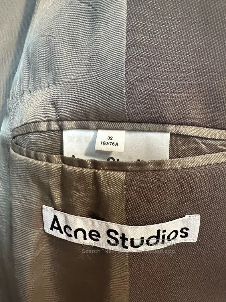 Acne Studios Acne Studios Khaki Oversized Drop Shoulder Blazer Size 4XL / US 24-26 - 2 Thumbnail