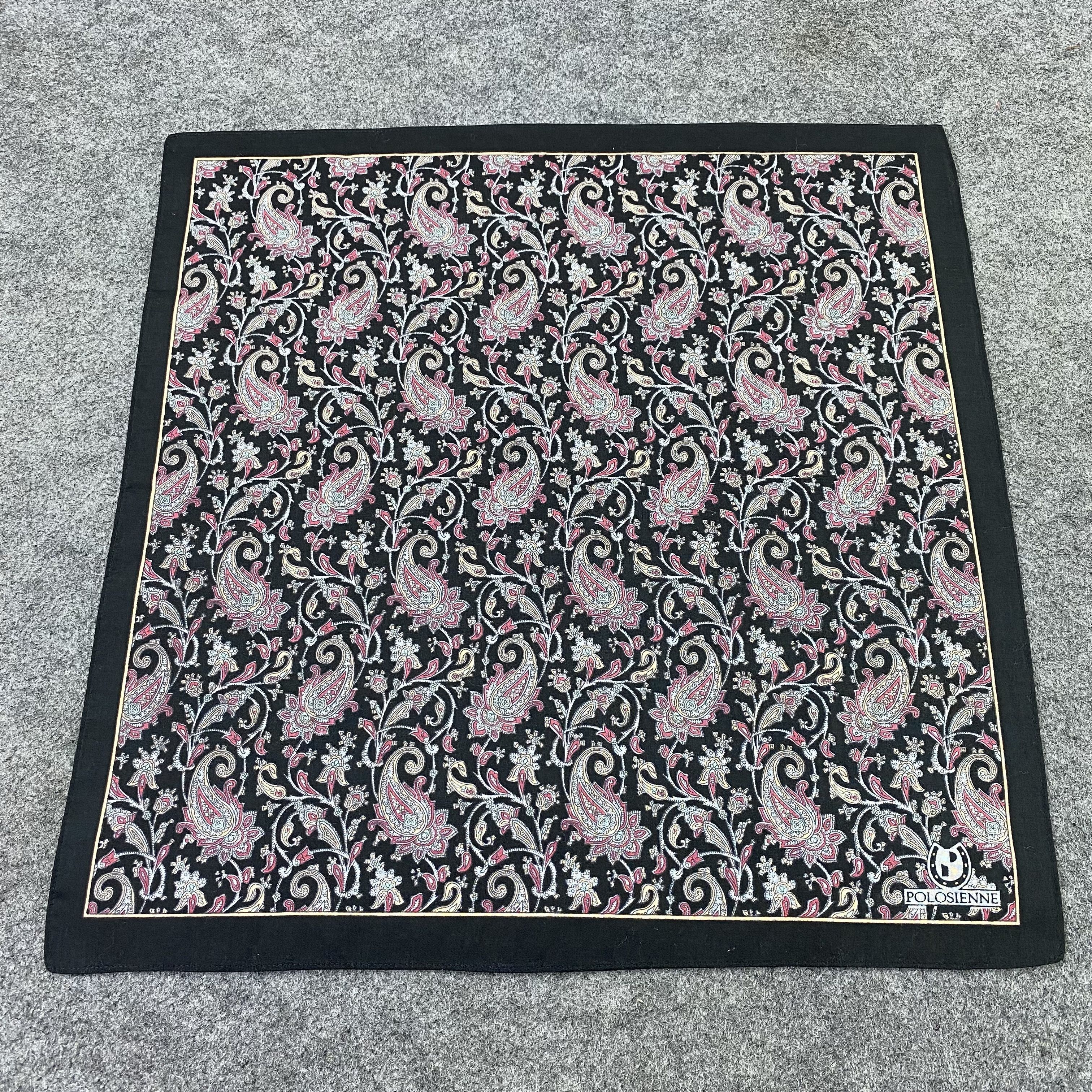 Other POLOSIENNE handkerchief bandana handky paisley-B1440 Size ONE SIZE - 3 Thumbnail
