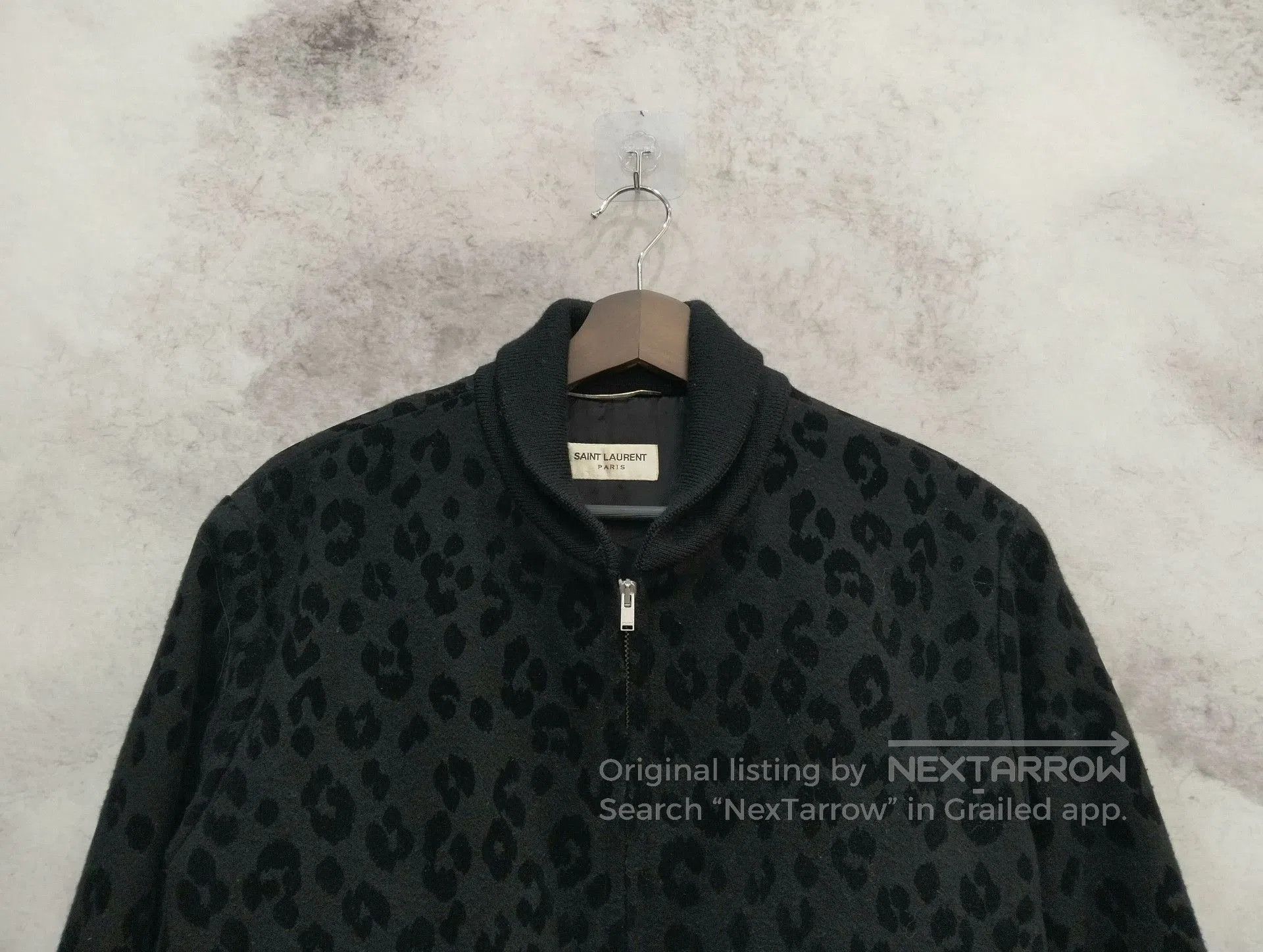 Saint Laurent Paris Saint Laurent Leopard Print Bomber Jacket. Size US M / EU 48-50 / 2 - 3 Thumbnail