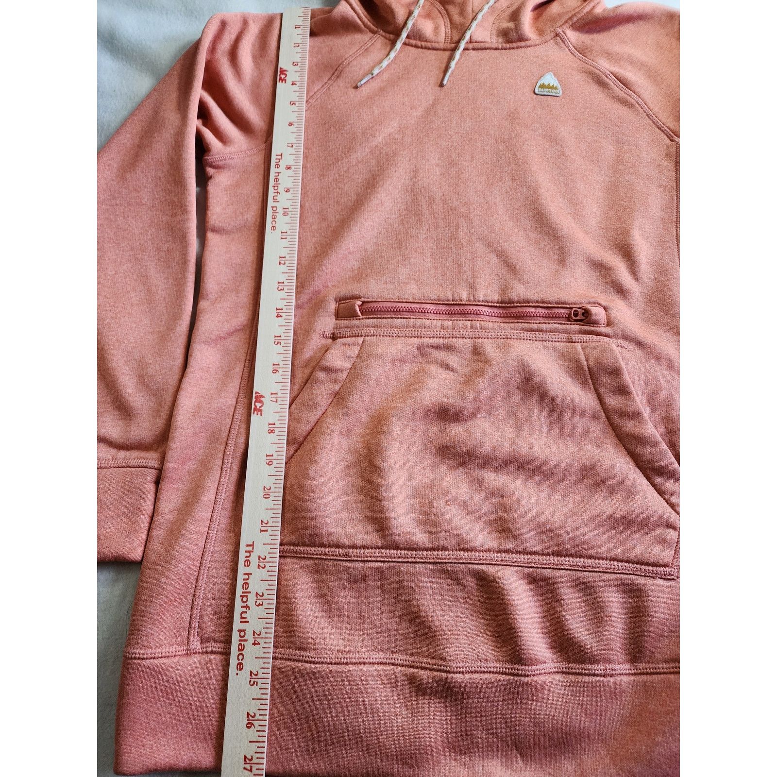 Burton Burton Women's S Oak Long Technical Fleece Hoodie Pink Size S / US 4 / IT 40 - 7 Thumbnail