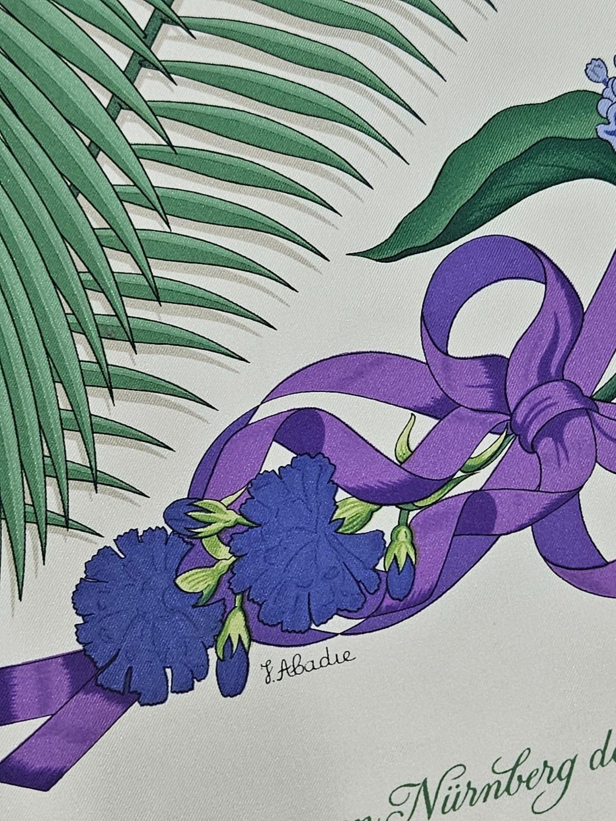 Hermes Hermes Carre Fleurs de L'Opera Silk Scarf Size ONE SIZE - 5 Thumbnail