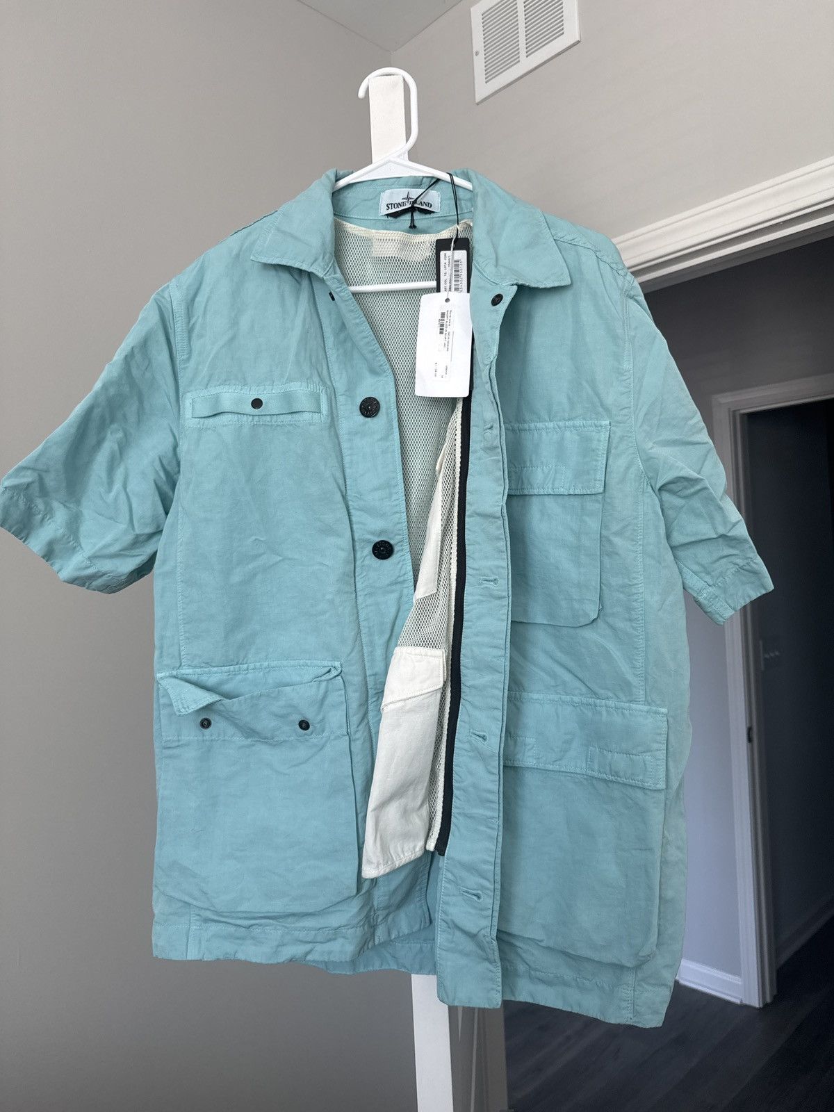 Stone Island Stone Island Short Sleeve Button Up Shirt Size US M / EU 48-50 / 2 - 1 Thumbnail