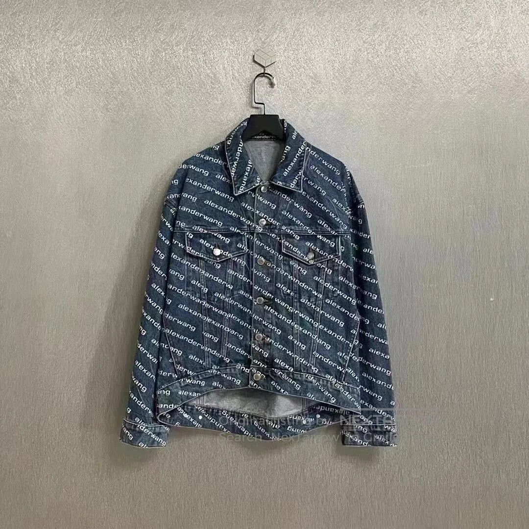 Alexander Wang alexander wang printed denim jacket. Size US S / EU 44-46 / 1 - 1 Thumbnail