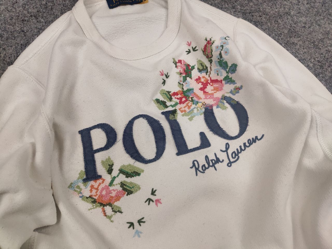 Polo Ralph Lauren Polo ralph lauren embroidered Crew Chek Sweatshirt Y2K Style Size S / US 4 / IT 40 - 10 Thumbnail