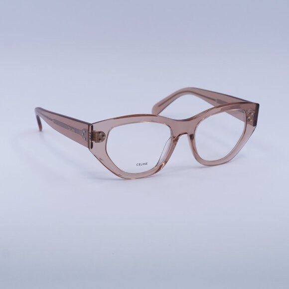 Celine 🕶️ New Celine CL50111I 072 Eyeglasses - Shiny Milky Pink Size ONE SIZE - 4 Thumbnail