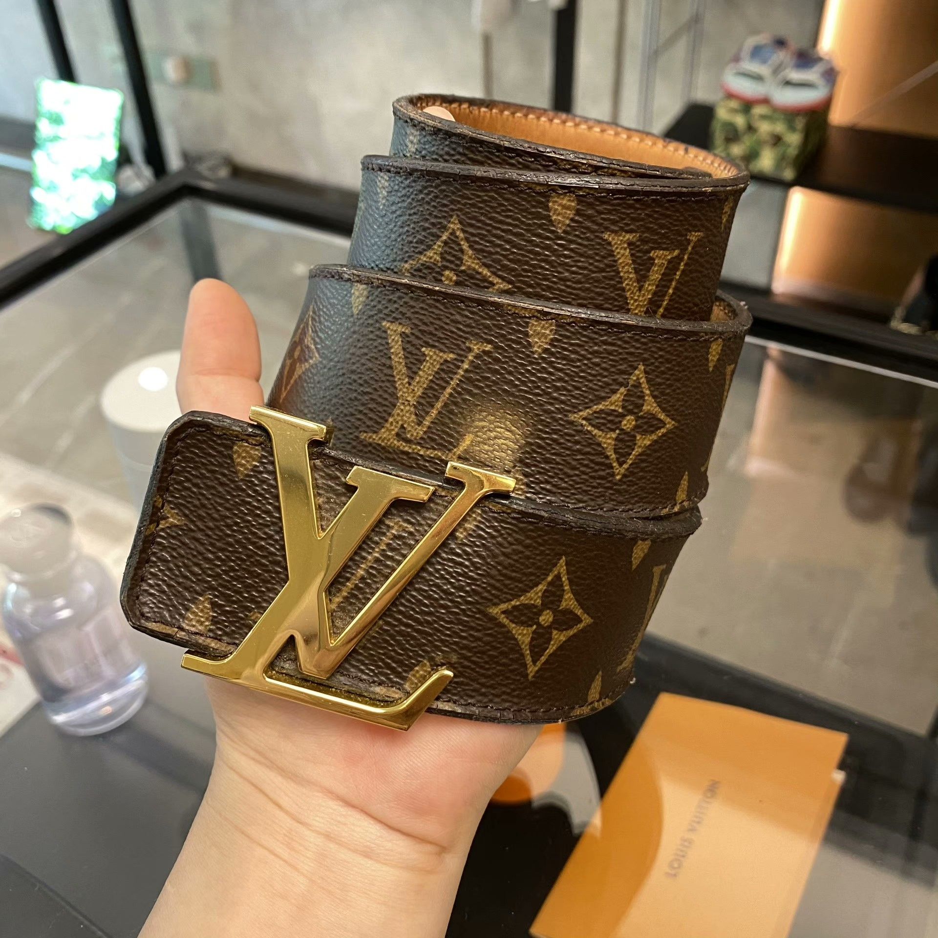 Louis Vuitton Louis Vuitton Brown Belt one size Men Size ONE SIZE - 1 Thumbnail