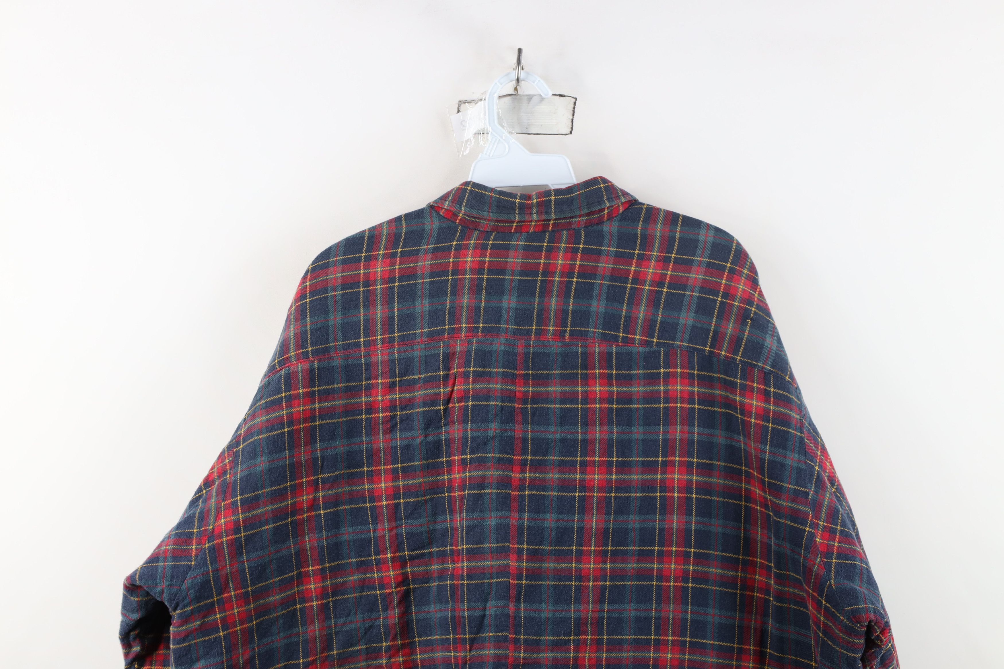 Vintage Vintage 90s Streetwear Quilted Flannel Button Shirt Jacket Size US XXL / EU 58 / 5 - 16 Thumbnail