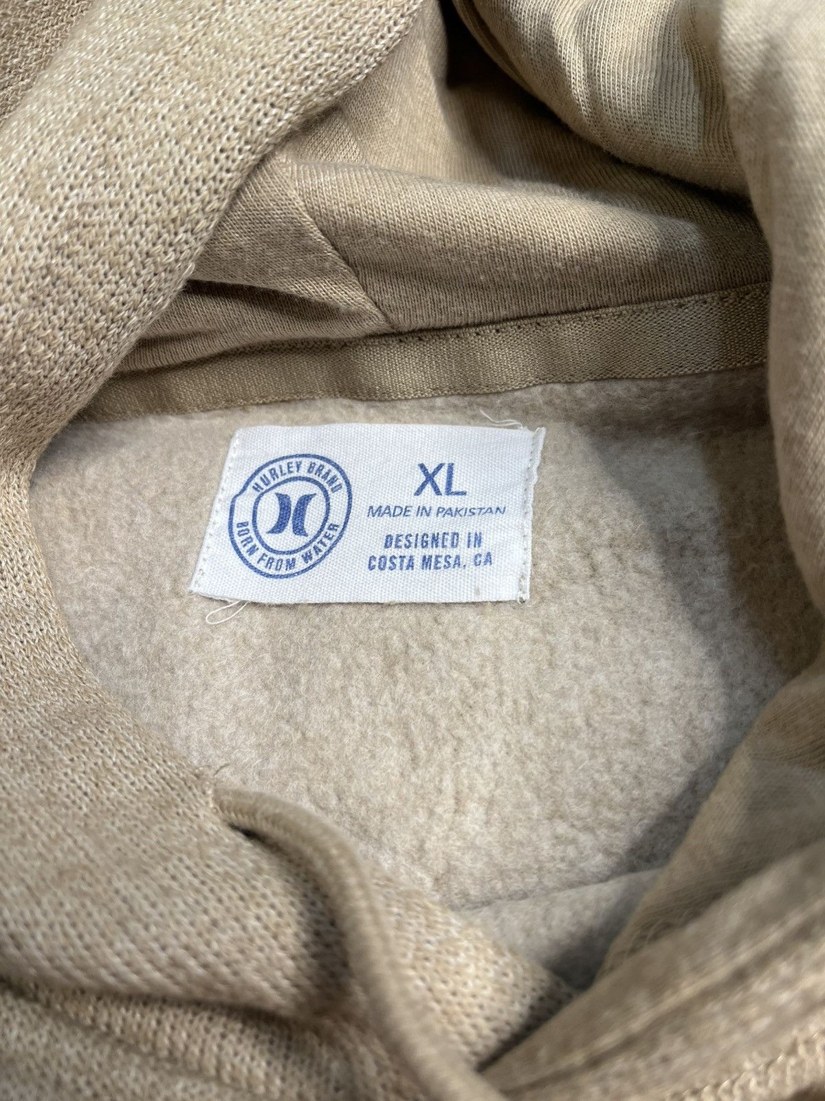 Hurley Hurley Hoodie Pullover Sweatshirt Blue Beige Vintage Vtg Size US XL / EU 56 / 4 - 7 Thumbnail