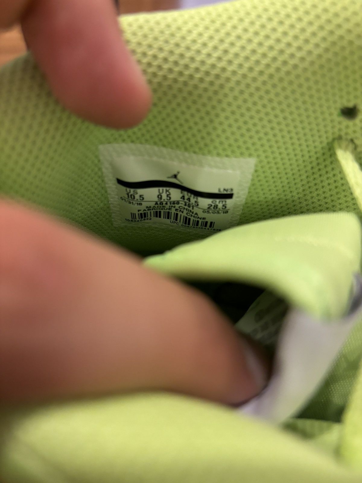 Jordan Brand Jordan Legacy 312 NRG Size US 10.5 / EU 43-44 - 8 Thumbnail