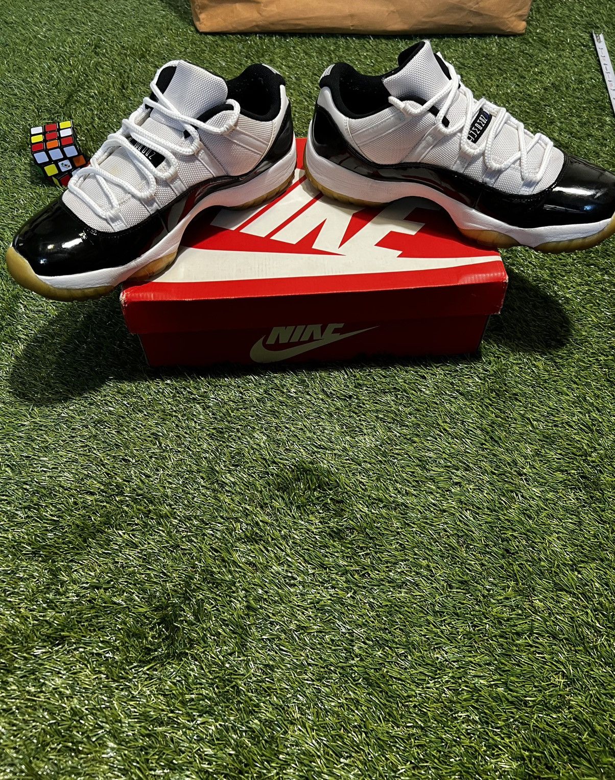 Jordan Brand × Nike JORDAN XI CONCORD LOW (B) Size US 12 / EU 45 - 3 Thumbnail