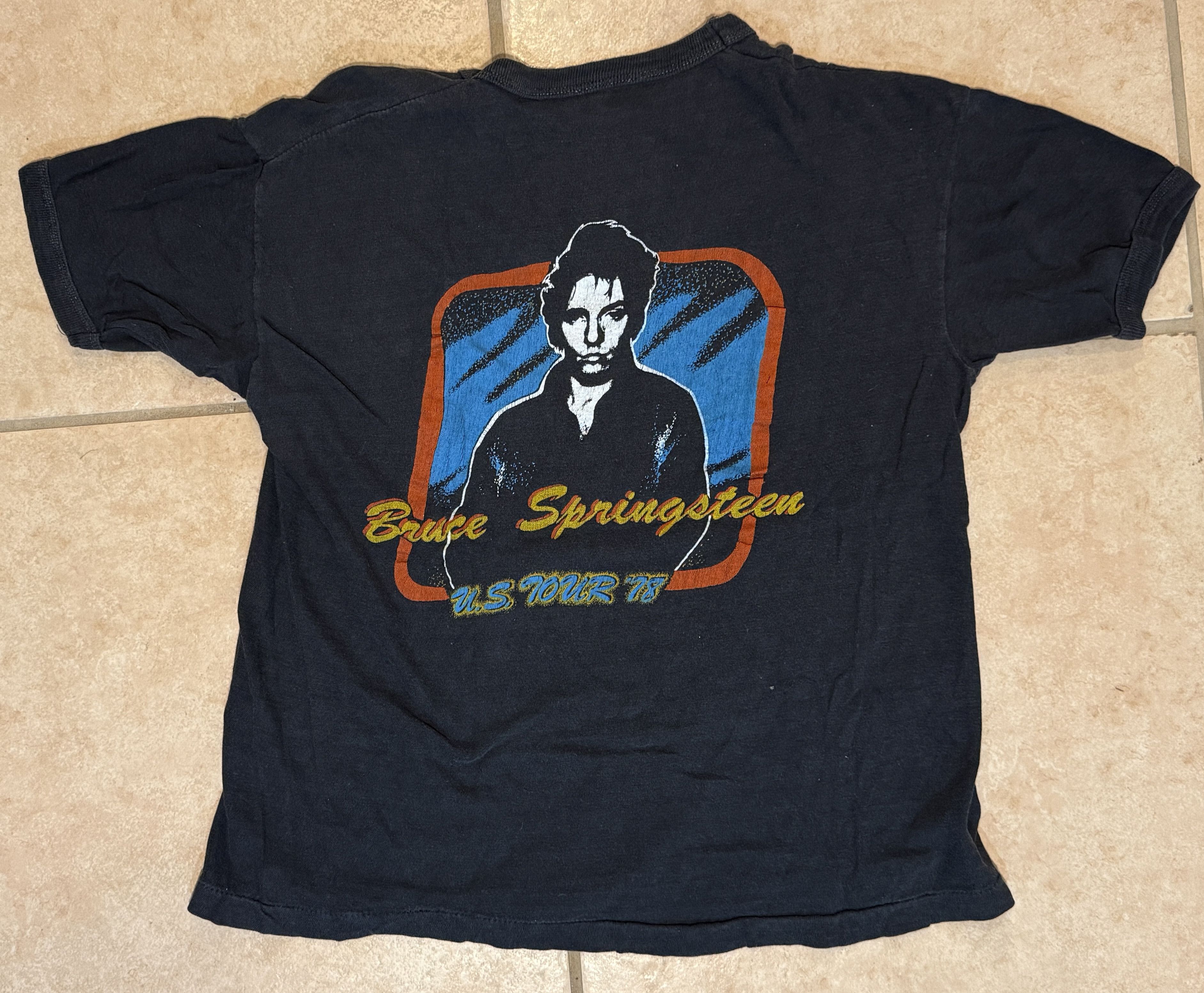 Other Vintage Original BRUCE SPRINGSTEEN 1978 US Tour T-shirt Size US S / EU 44-46 / 1 - 2 Thumbnail