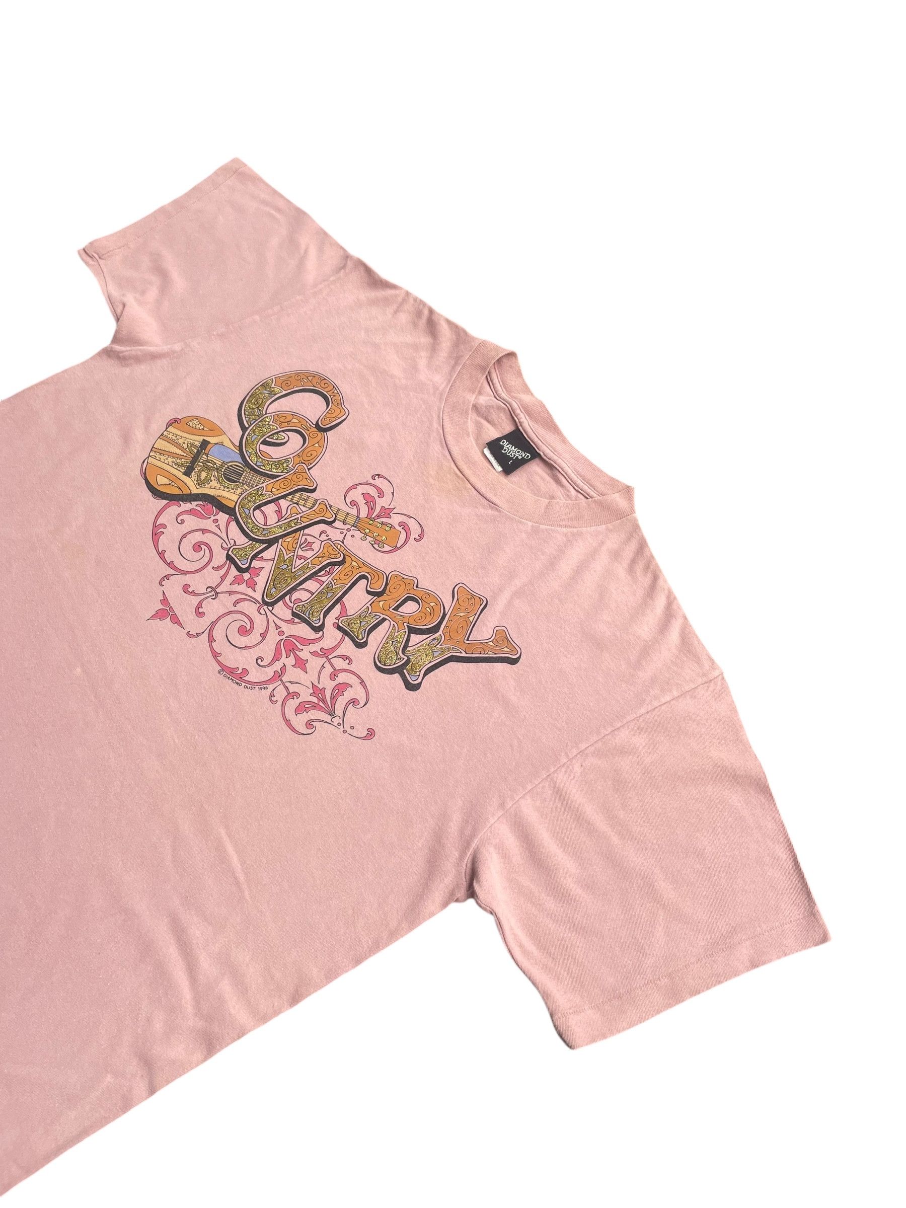 Free Country × Vintage Vintage American Country Diamond Dust Tshirt Size US XL / EU 56 / 4 - 2 Thumbnail