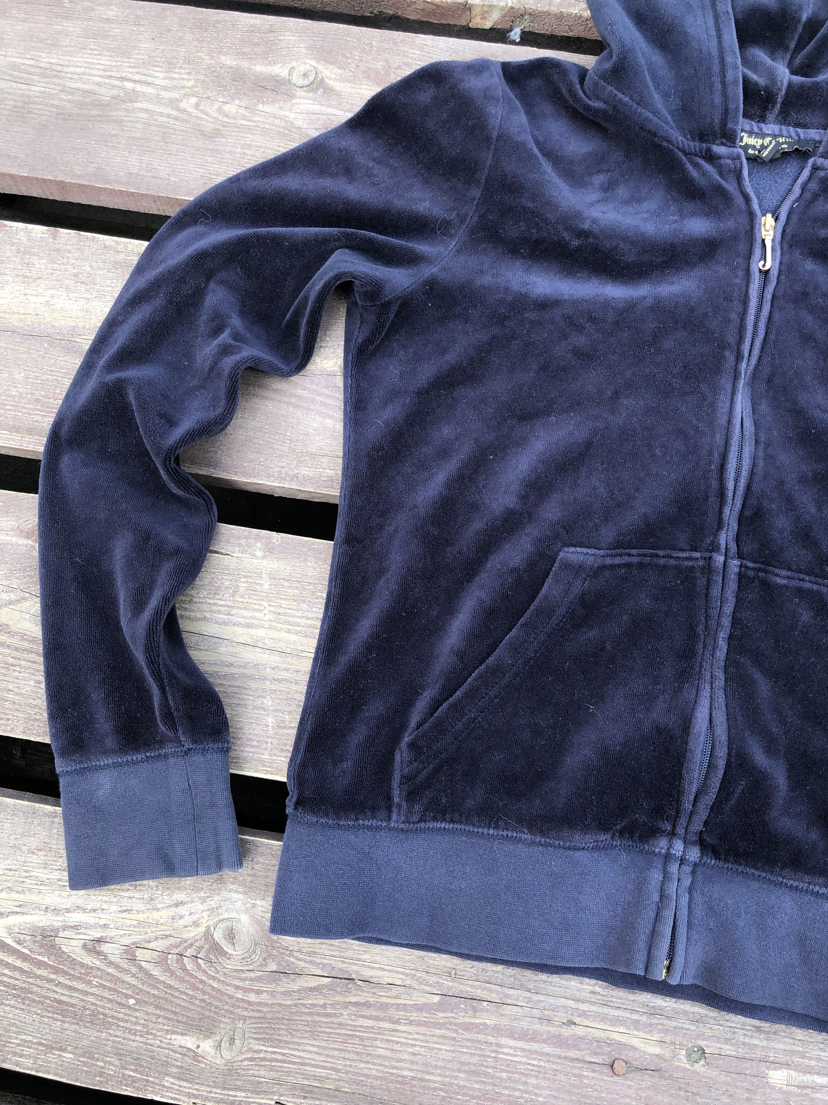 Juicy Couture Juicy Couture Y2K Style Vintage Velour Zip Up Hoodie Size M / US 6-8 / IT 42-44 - 12 Thumbnail