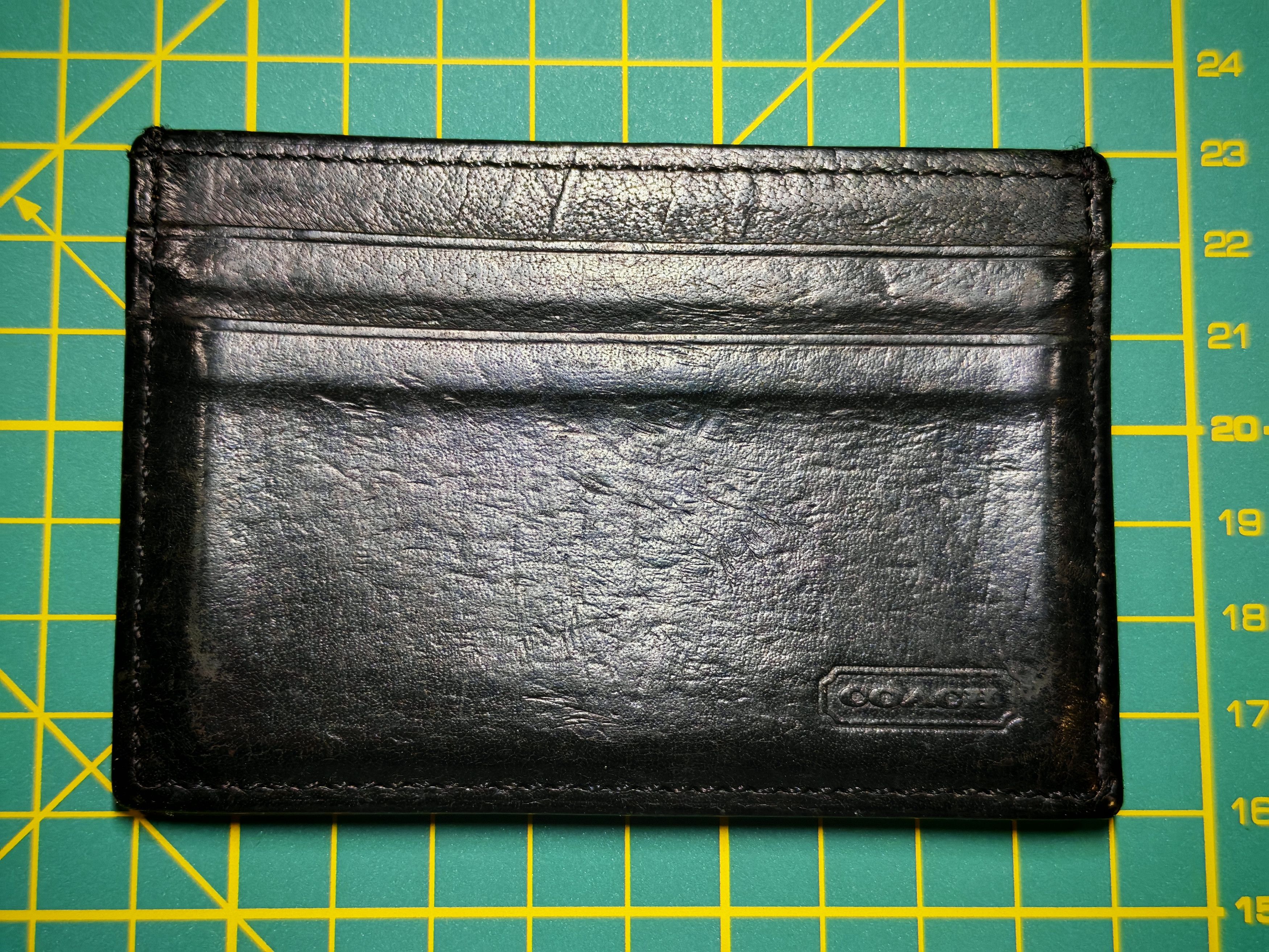Coach Coach Black Card Holder Leather Size ONE SIZE - 1 Thumbnail