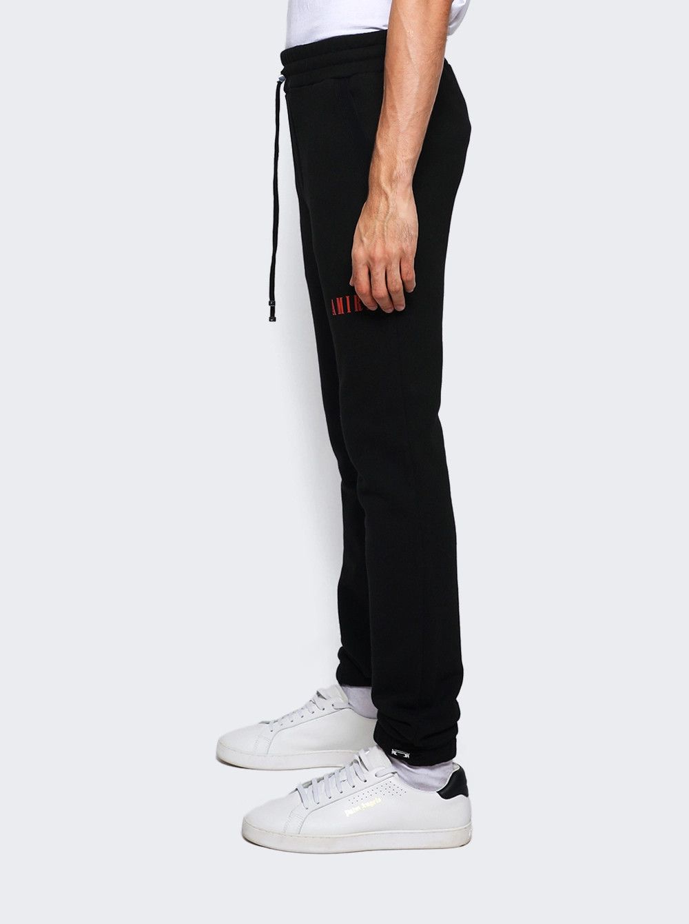 Amiri o1mle0925 Core Logo Sweatpants & Joggers in Black/Red Size US 30 / EU 46 - 4 Thumbnail