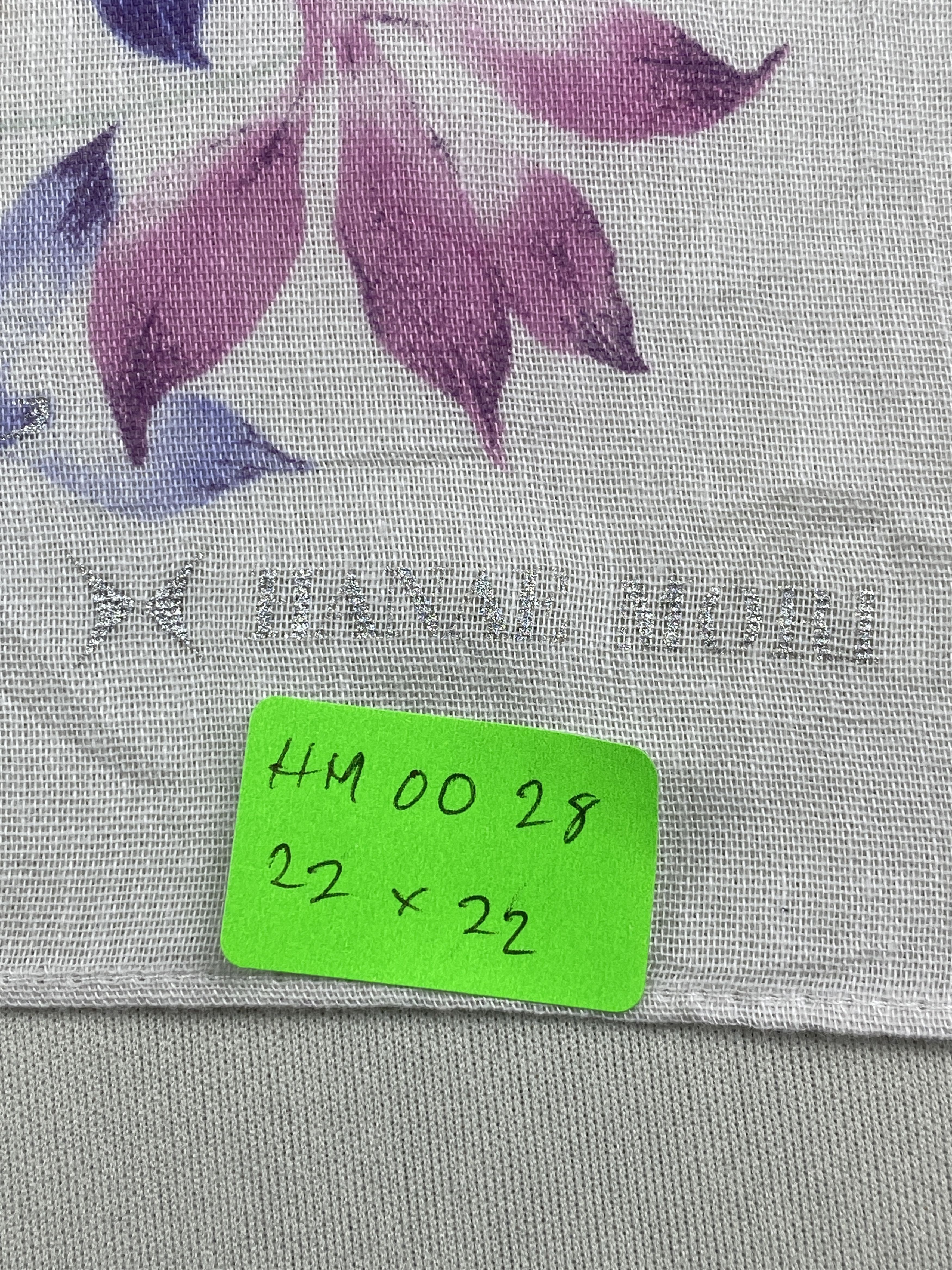 Hanae Mori Vintage Hanae Mori Handkerchief Pocket Square Bandana HM0028 Size ONE SIZE - 8 Thumbnail