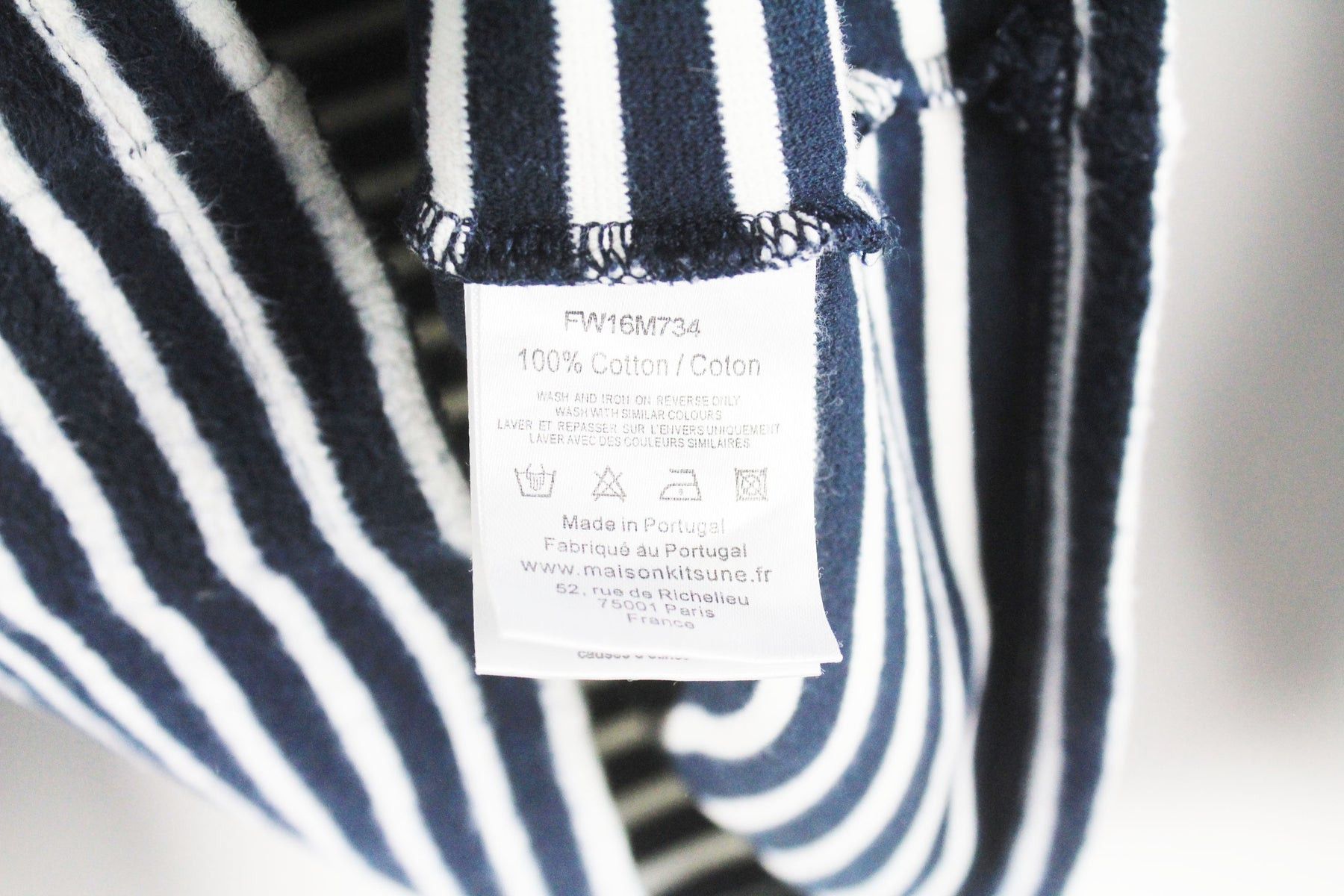 Maison Kitsune Maison Kitsune FW16 Sweatshirt 4/5 Sleeve Small Size US S / EU 44-46 / 1 - 5 Thumbnail