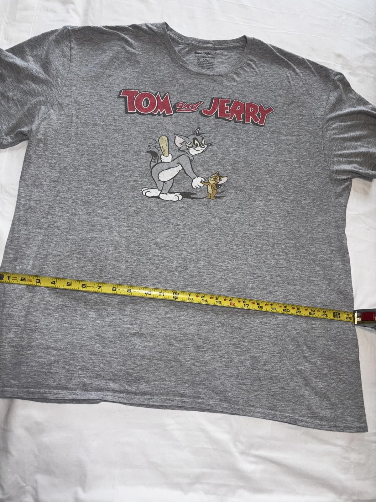 Designer Vintage Tom and Jerry Graphic Tee - Classic Cartoon Size US XXL / EU 58 / 5 - 6 Thumbnail