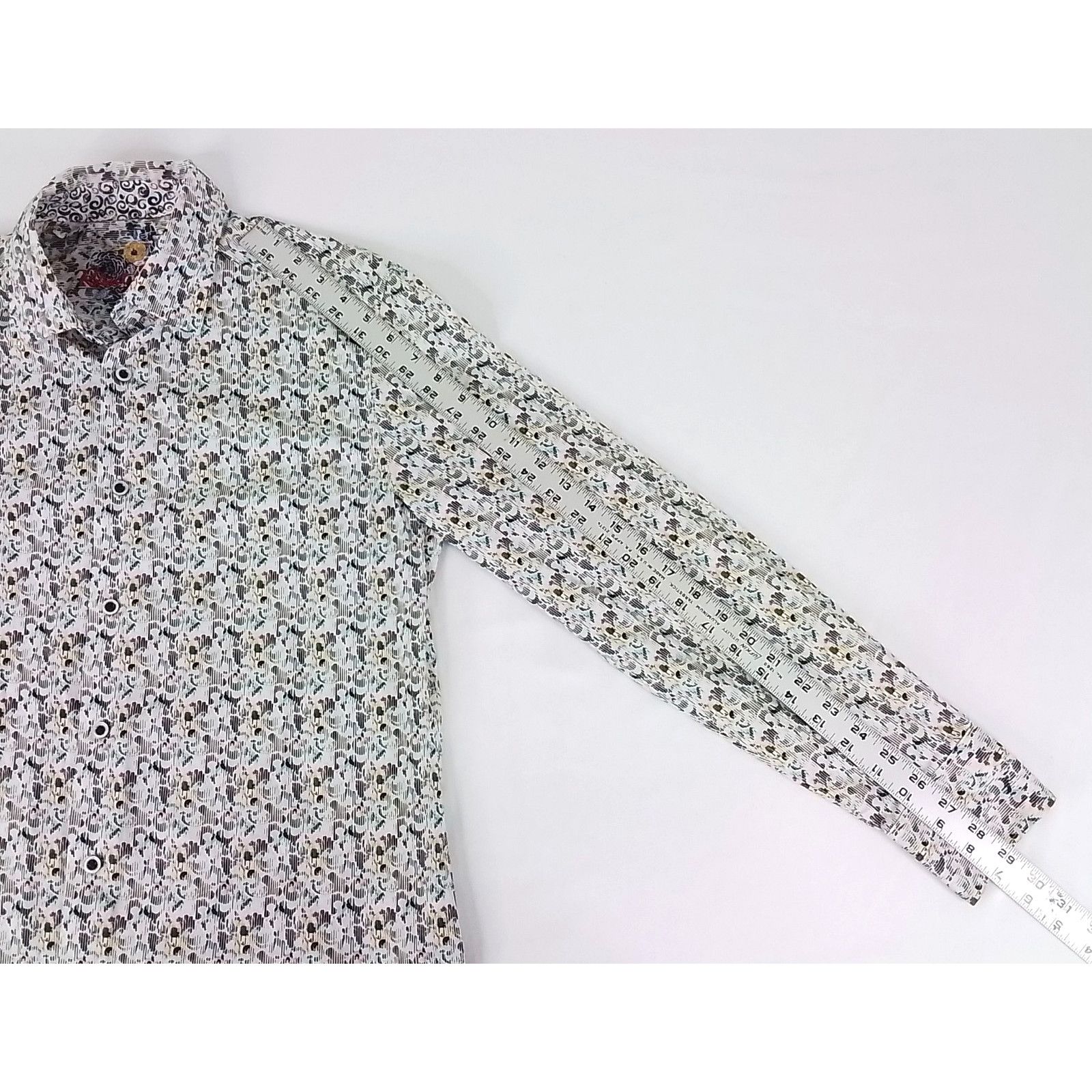 Robert Graham Robert Graham Men's Dress Shirt Size Small Patterned Size US S / EU 44-46 / 1 - 13 Thumbnail