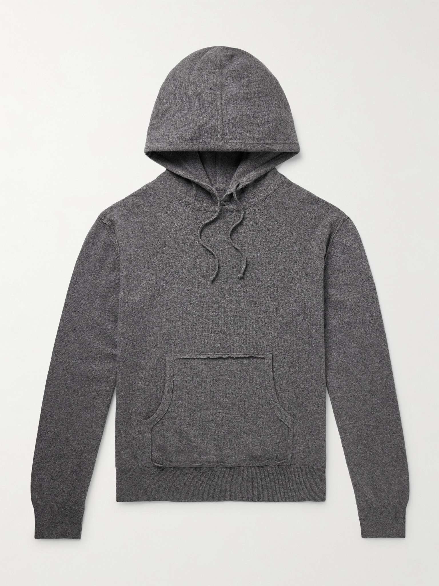 Maison Margiela oc11z0925 Wool and Cashmere-Blend Hoodie in Grey Size US M / EU 48-50 / 2 - 1 Thumbnail