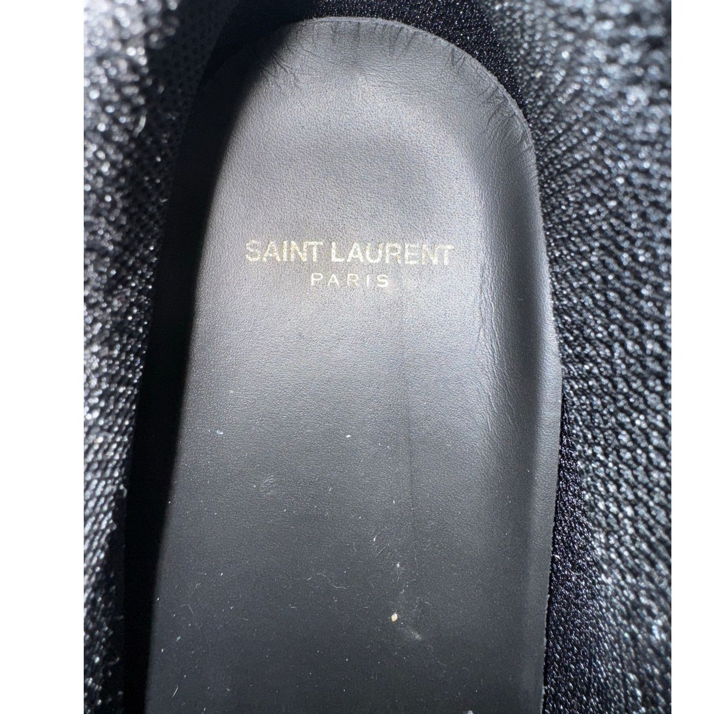 Saint Laurent Paris $795 Saint Laurent Men's Black Suede Sneaker With Logo US 12 Size US 12 / EU 45 - 11 Thumbnail