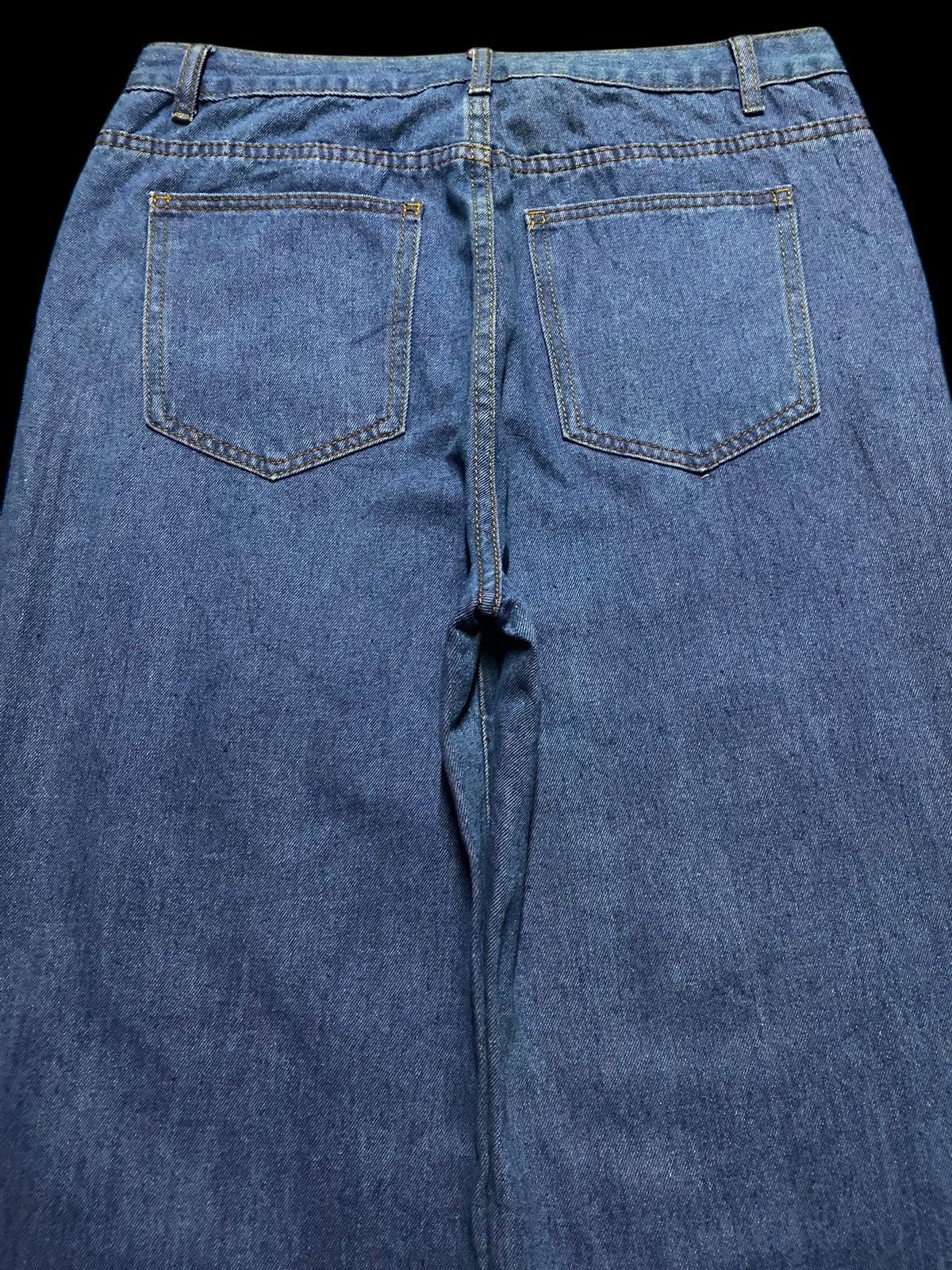 Japanese Brand Vintage Japanese Brand Romwe Nice Ripped Baggy Jeans Size US 31 - 4 Thumbnail