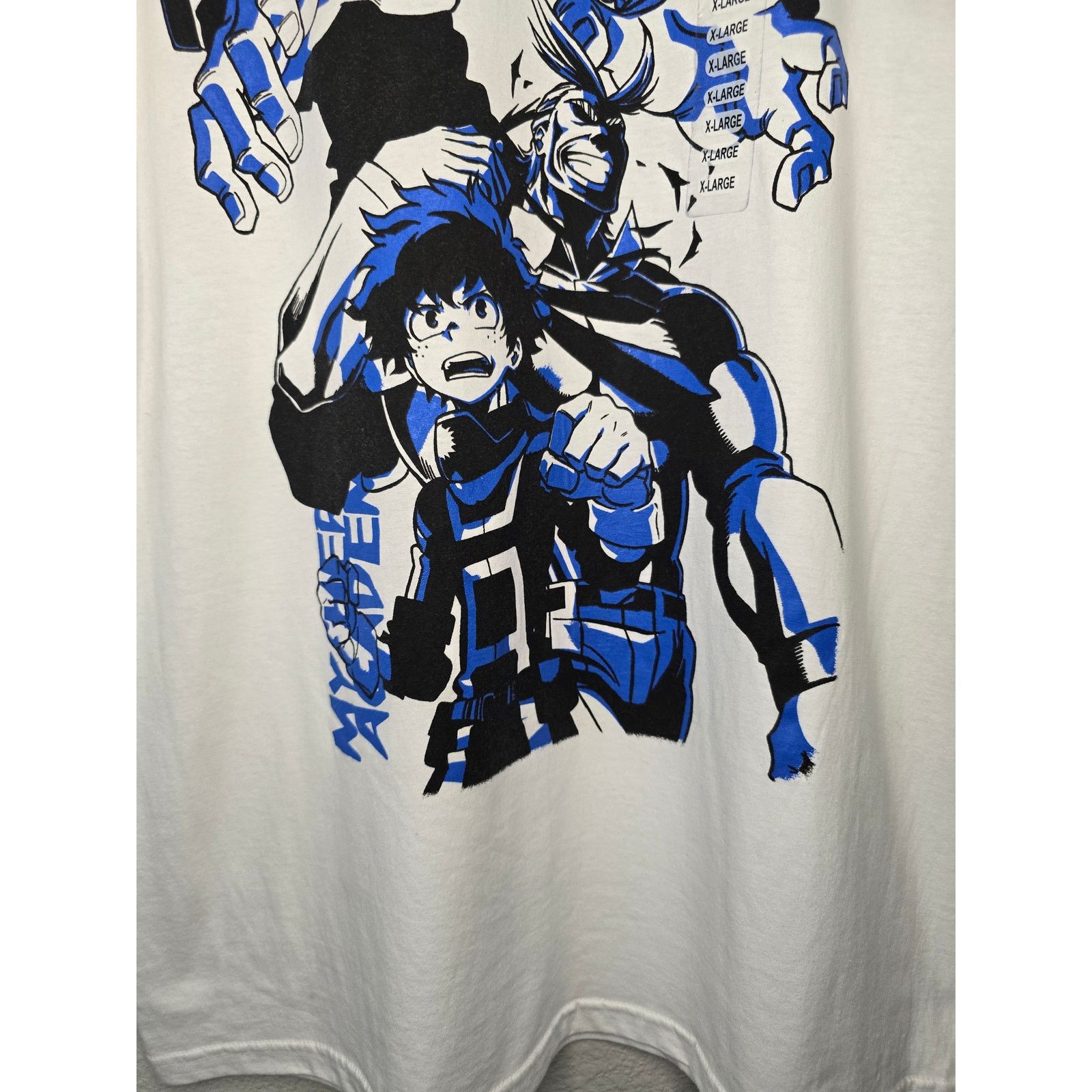Other My Hero Academia Shirt Mens XL White Graphic Anime Tee NWT Size US L / EU 52-54 / 3 - 3 Thumbnail