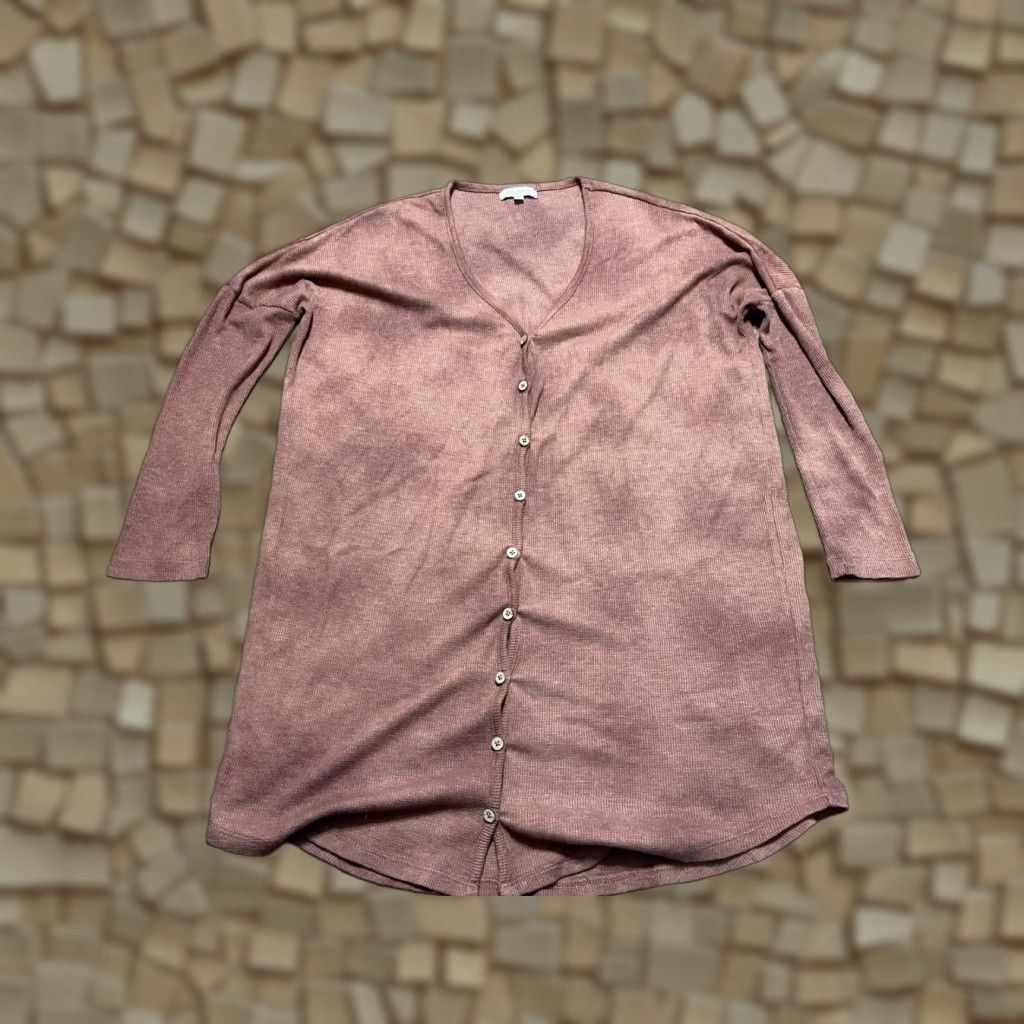 Z Supply Z Supply Women’s Cardigan Sweater XS Brown Long Sleeve V-Neck Regular Solid Fall Spring Summer Mens? Size XS / US 0-2 / IT 36-38 - 1 Thumbnail