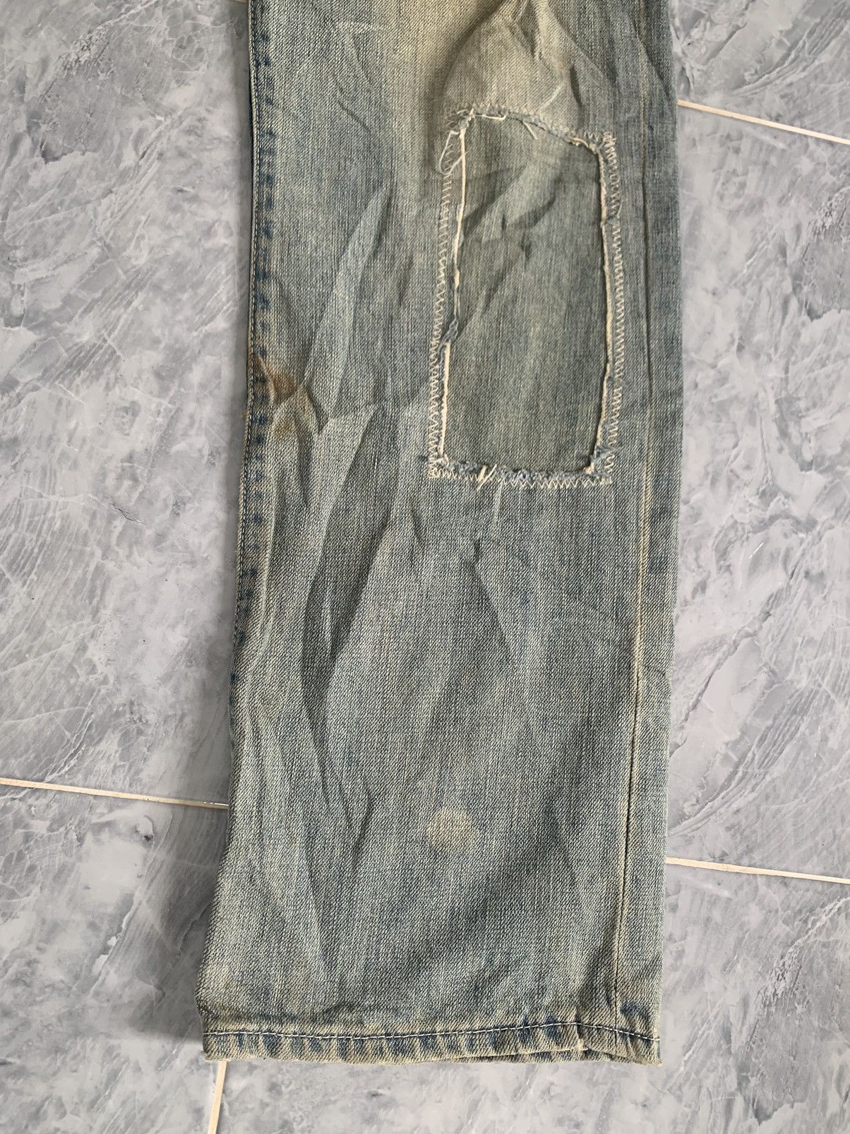 Japanese Brand Rageblue Patches Denim Pants Size US 33 - 4 Thumbnail