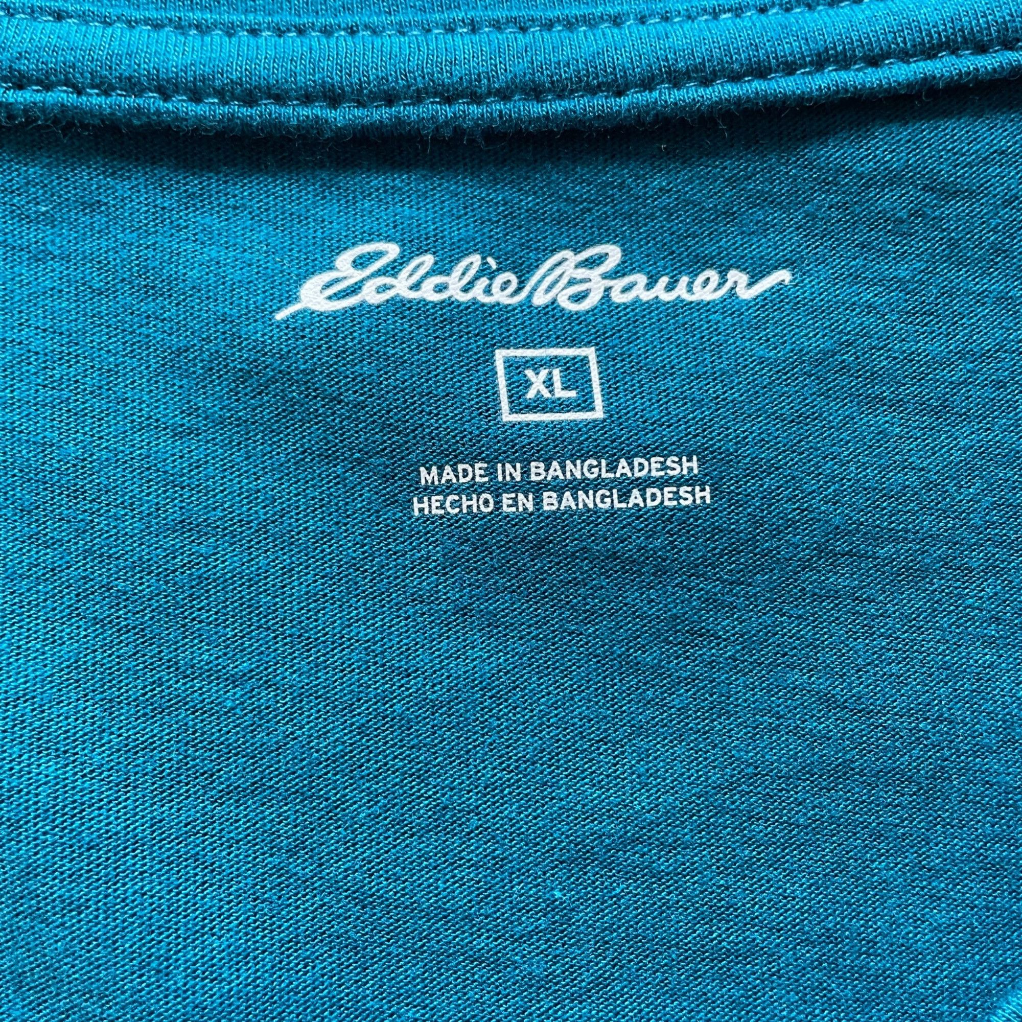 Eddie Bauer Eddie Bauer Womens Short Sleeve Soft T Shirt Tee Side Slits Size XL / US 12-14 / IT 48-50 - 9 Thumbnail
