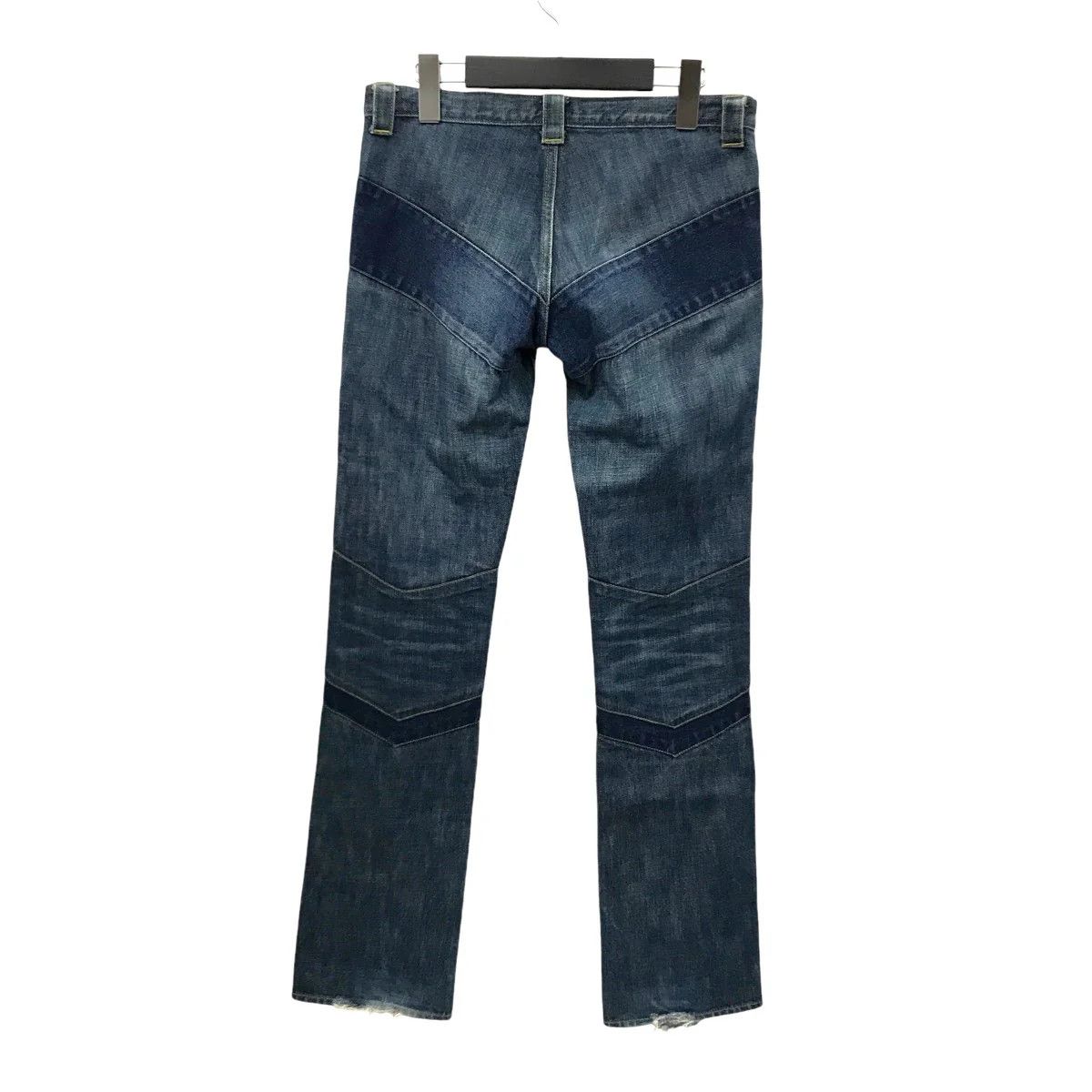 Undercover AW01 "D.A.V.F." Distressed Denim Pants Size US 29 - 2 Thumbnail