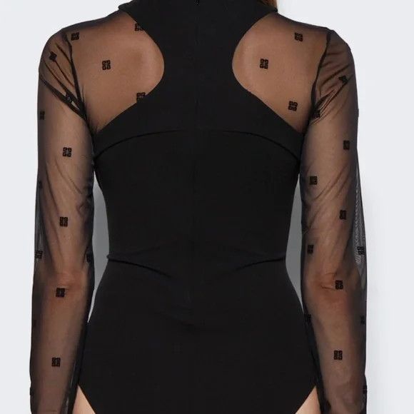 Givenchy GIVENCHY TUILLE 4G W/ BLK BODYSUIT - NEW WITH TAGS Size M / US 6-8 / IT 42-44 - 2 Thumbnail