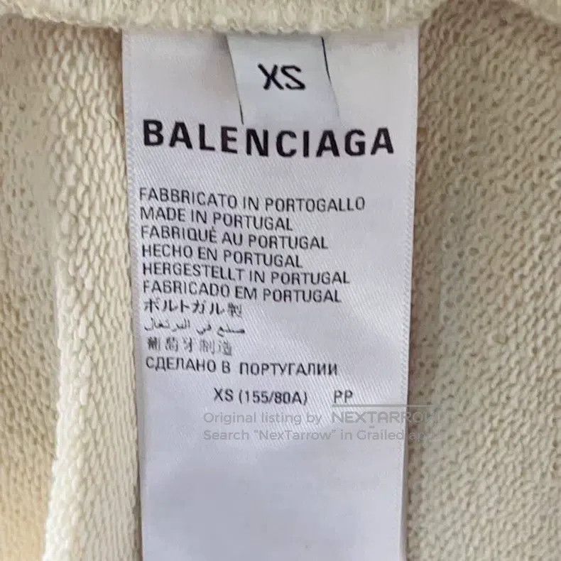 Balenciaga Balenciaga Logo print sweater, white Size US XS / EU 42 / 0 - 7 Thumbnail