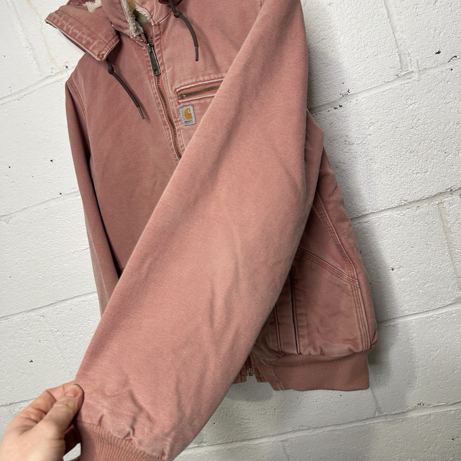 Carhartt Carhartt Sherpa-Lined Wildwood Jacket “Dried Pink Rose" Size S / US 4 / IT 40 - 8 Thumbnail