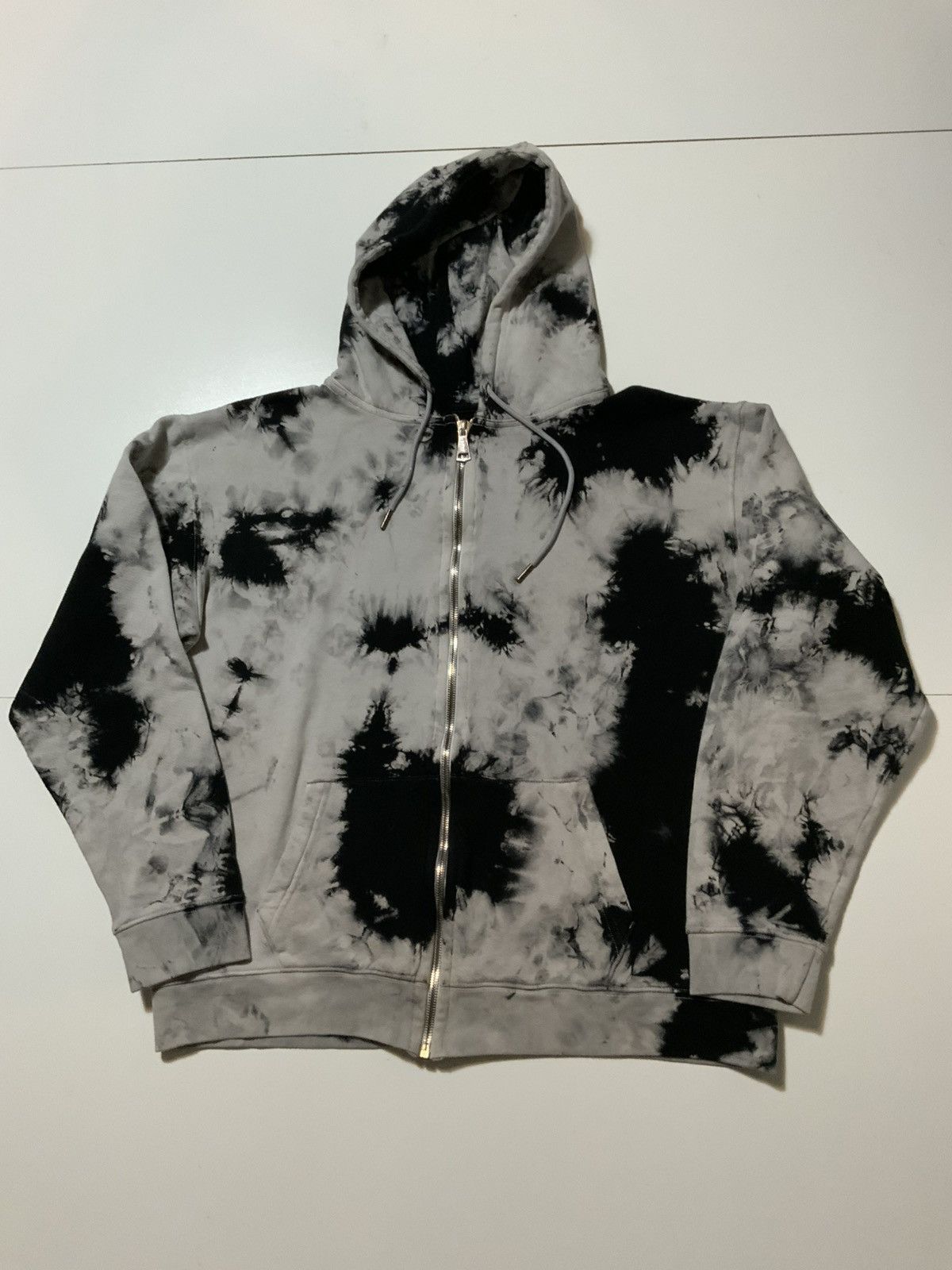 JNCO Skateboard Tie Dye Heavyweight Fleece Zip Hoodie