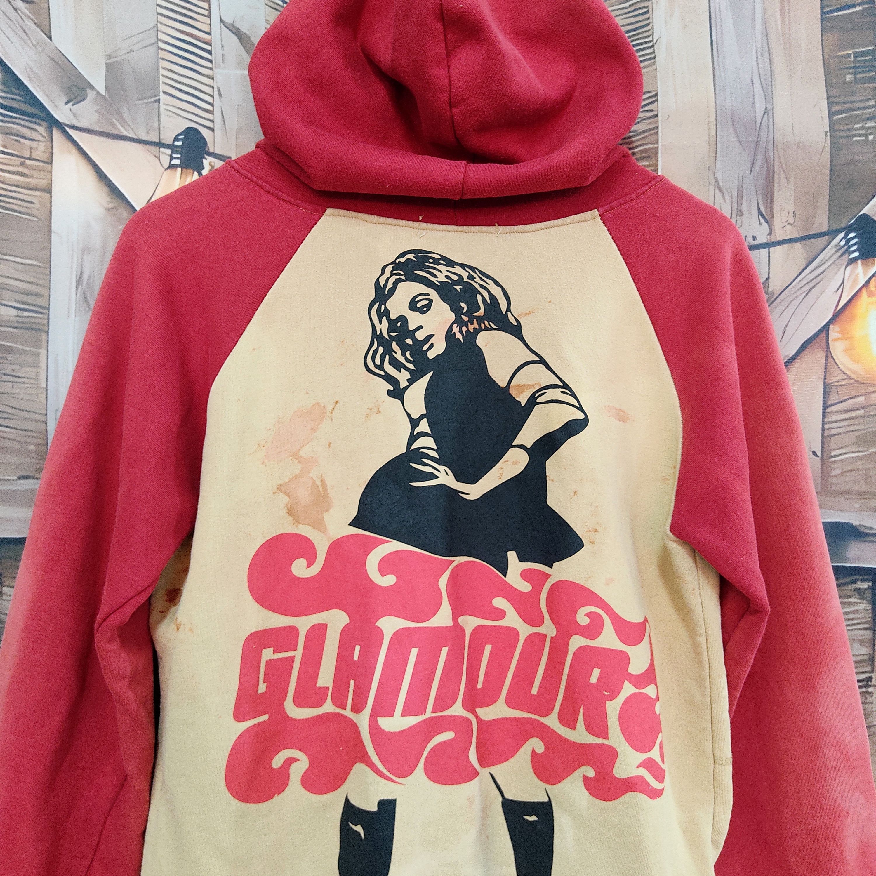Hysteric Glamour × StraightFaded Hysteric Glamour Yankee Girl Distressed Sun Faded Hoodie Size S / US 4 / IT 40 - 3 Thumbnail