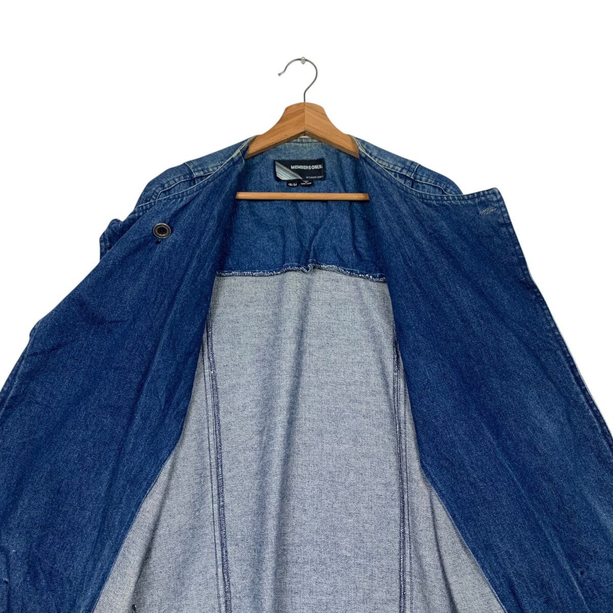 Japanese Brand MEMBERS ONLY Denim Casual Jacket Jean Jacket #2188-C97 Size US L / EU 52-54 / 3 - 12 Thumbnail