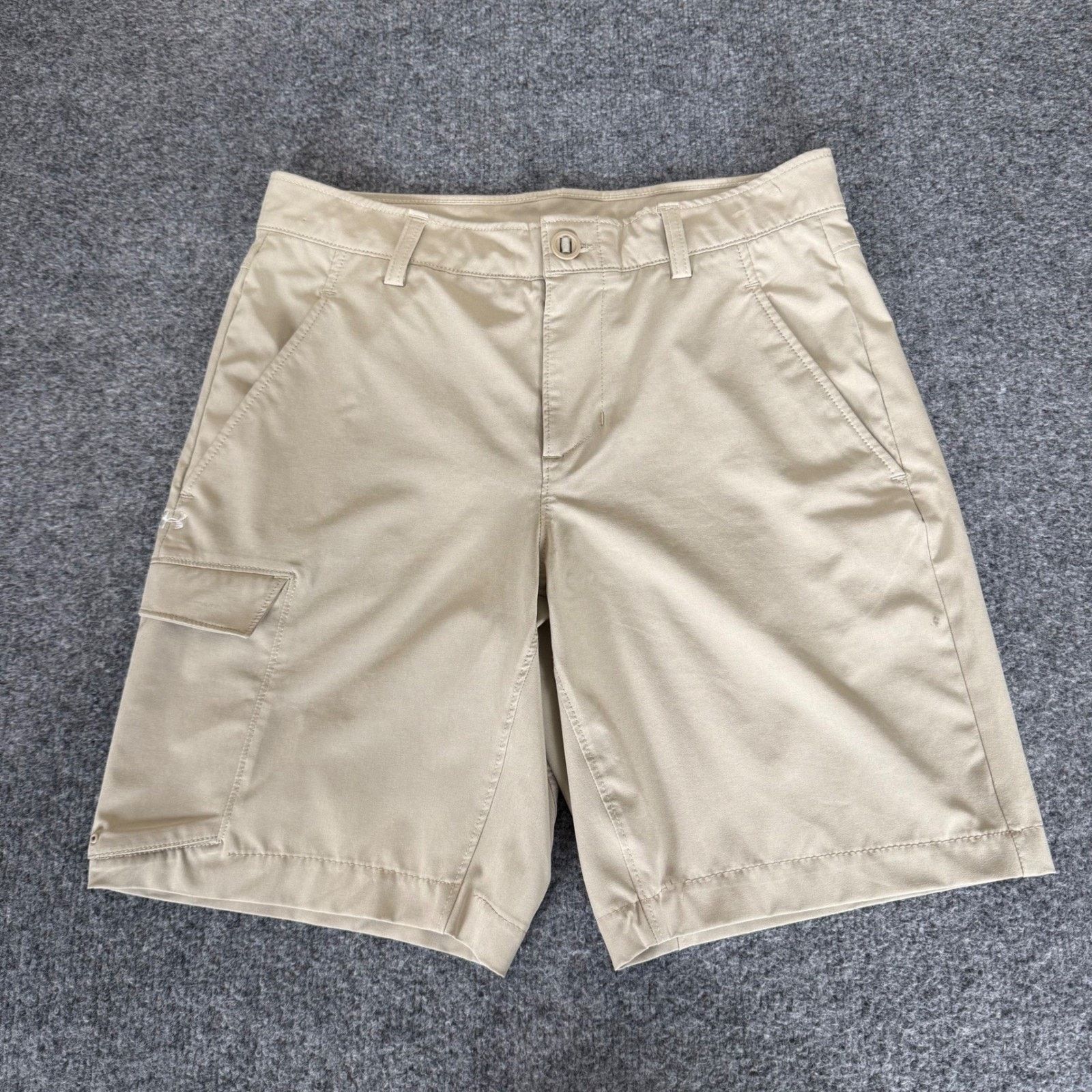 Under Armour Under Armour HeatGear Tactical Cargo Shorts Mens 30 Tan Size US 30 / EU 46 - 1 Thumbnail