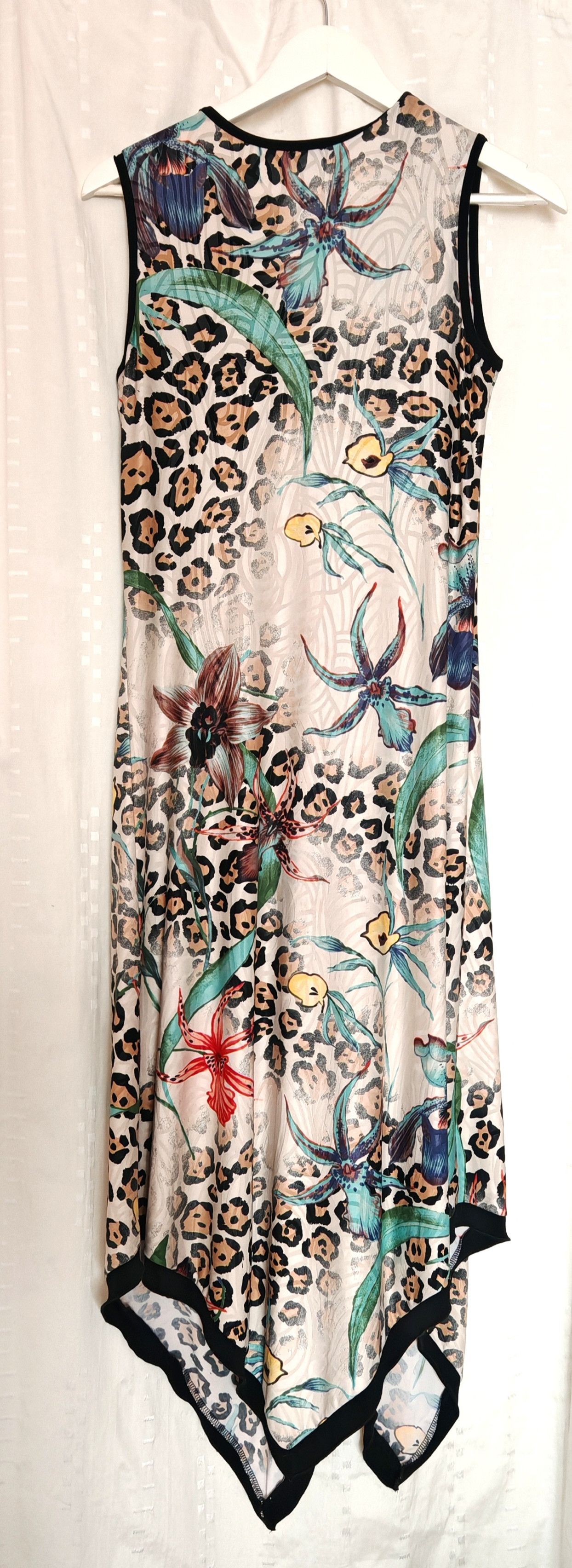 Designer × Joseph Ribkoff × Vintage Vintage Joseph Ribkoff Y2K 00s Pattern Maxi Dress Slinky Size M / US 6-8 / IT 42-44 - 2 Thumbnail