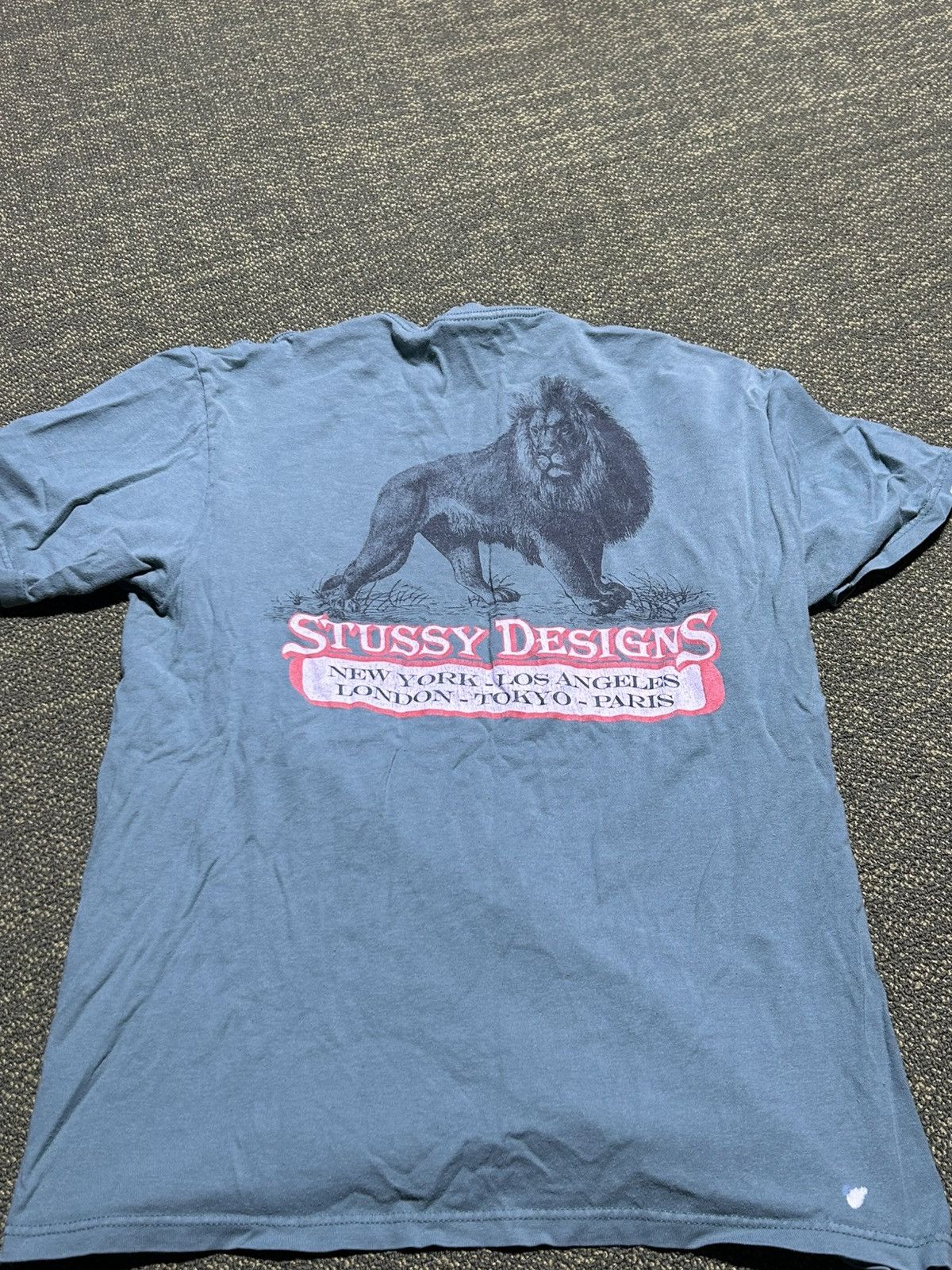 Stussy Teal Blue Stussy T-Shirt Size US M / EU 48-50 / 2 - 1 Thumbnail