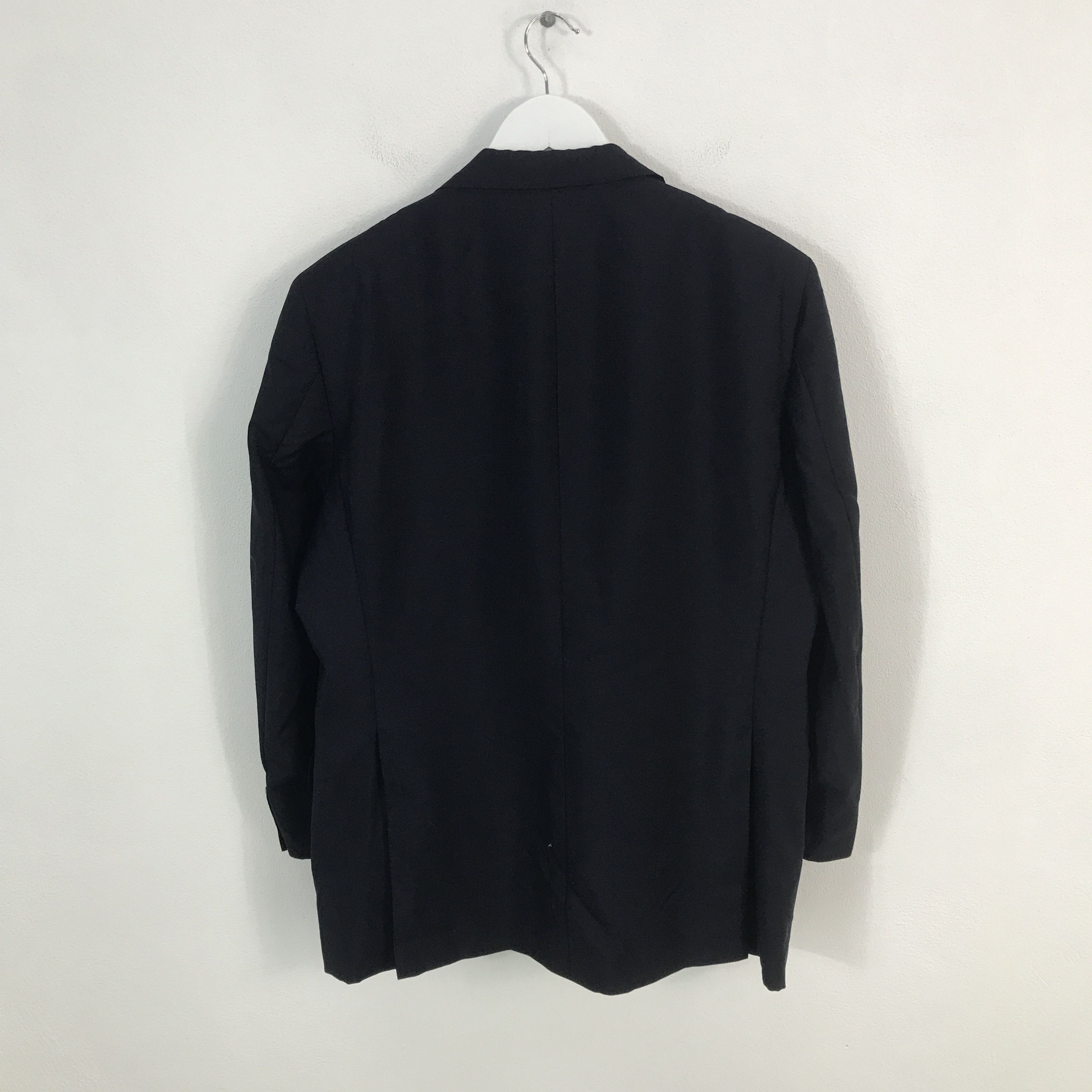 Burberry × Vintage burberrys Wool & mohair blazer coat jacket Size US L / EU 52-54 / 3 - 3 Thumbnail