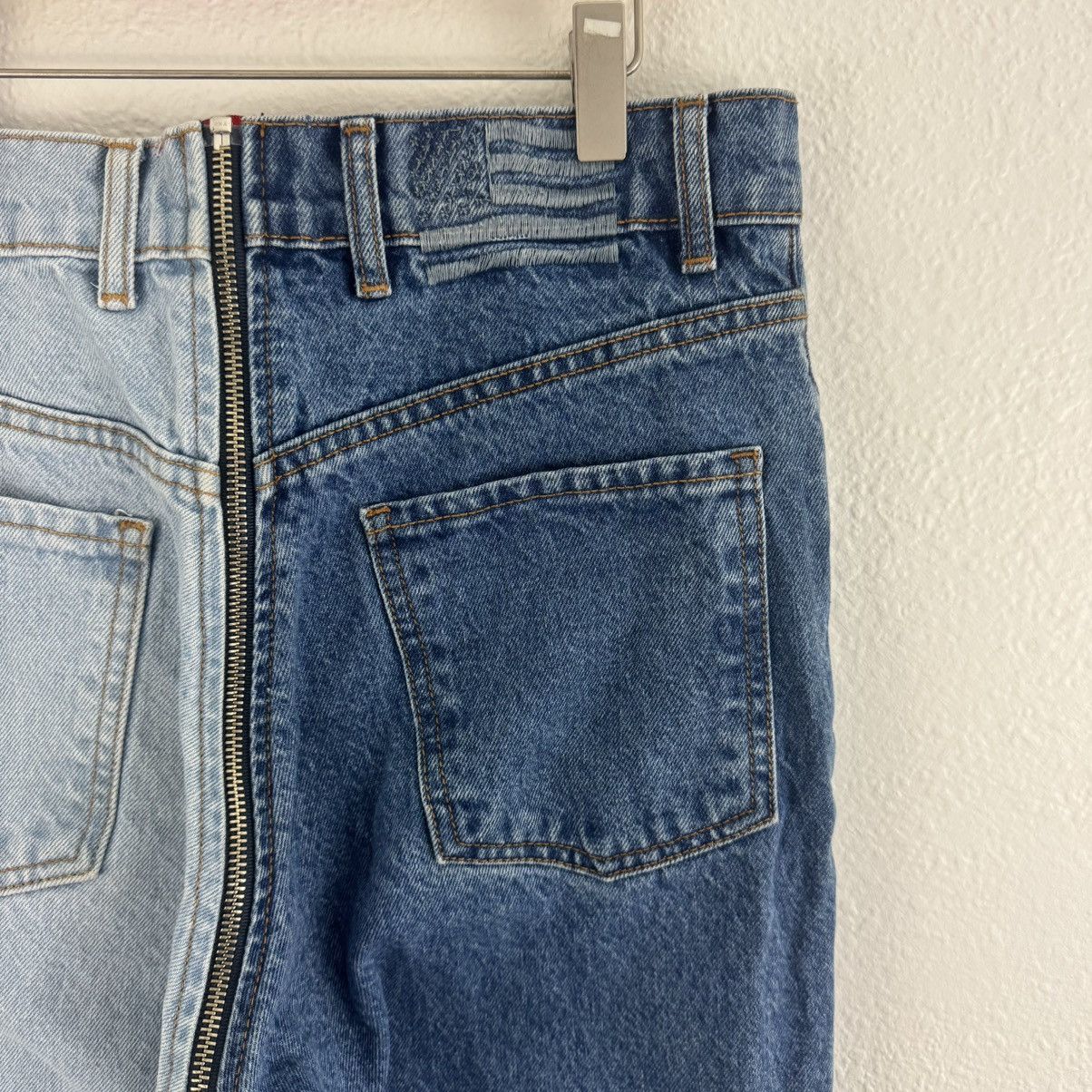 Other REVICE Two Tone Tokyo Ying Yang High Rise Straight Leg Jeans Size 28" / US 6 / IT 42 - 10 Thumbnail