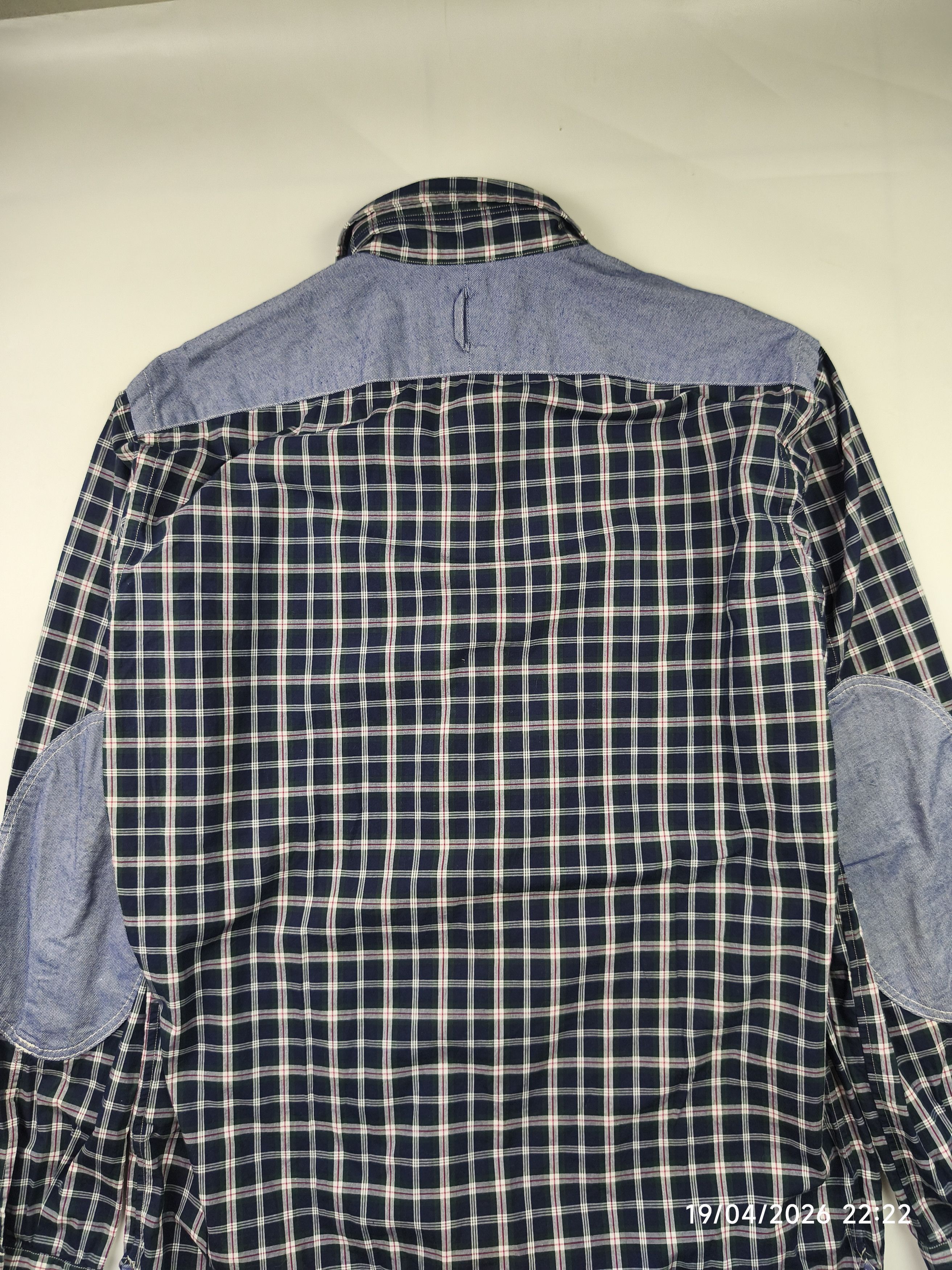 Junya Watanabe Junya watanabe x cdg patchwork shirt Size US M / EU 48-50 / 2 - 8 Thumbnail