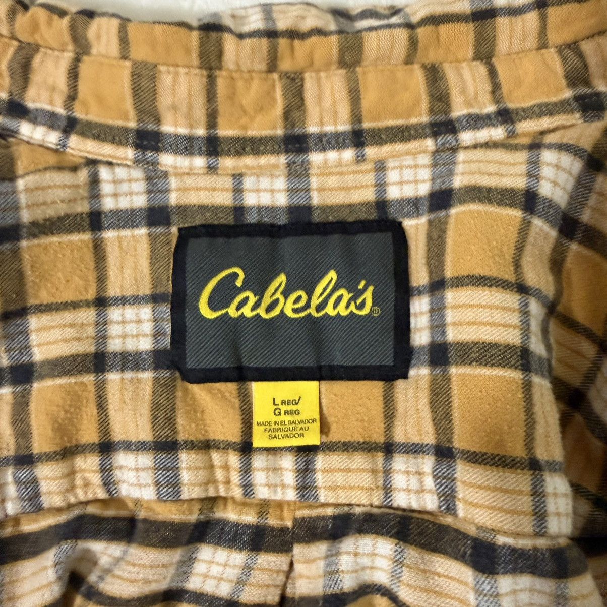 Cabelas y2k vintage Cabela’s Yellow Button Up Shirt Size US L / EU 52-54 / 3 - 2 Thumbnail