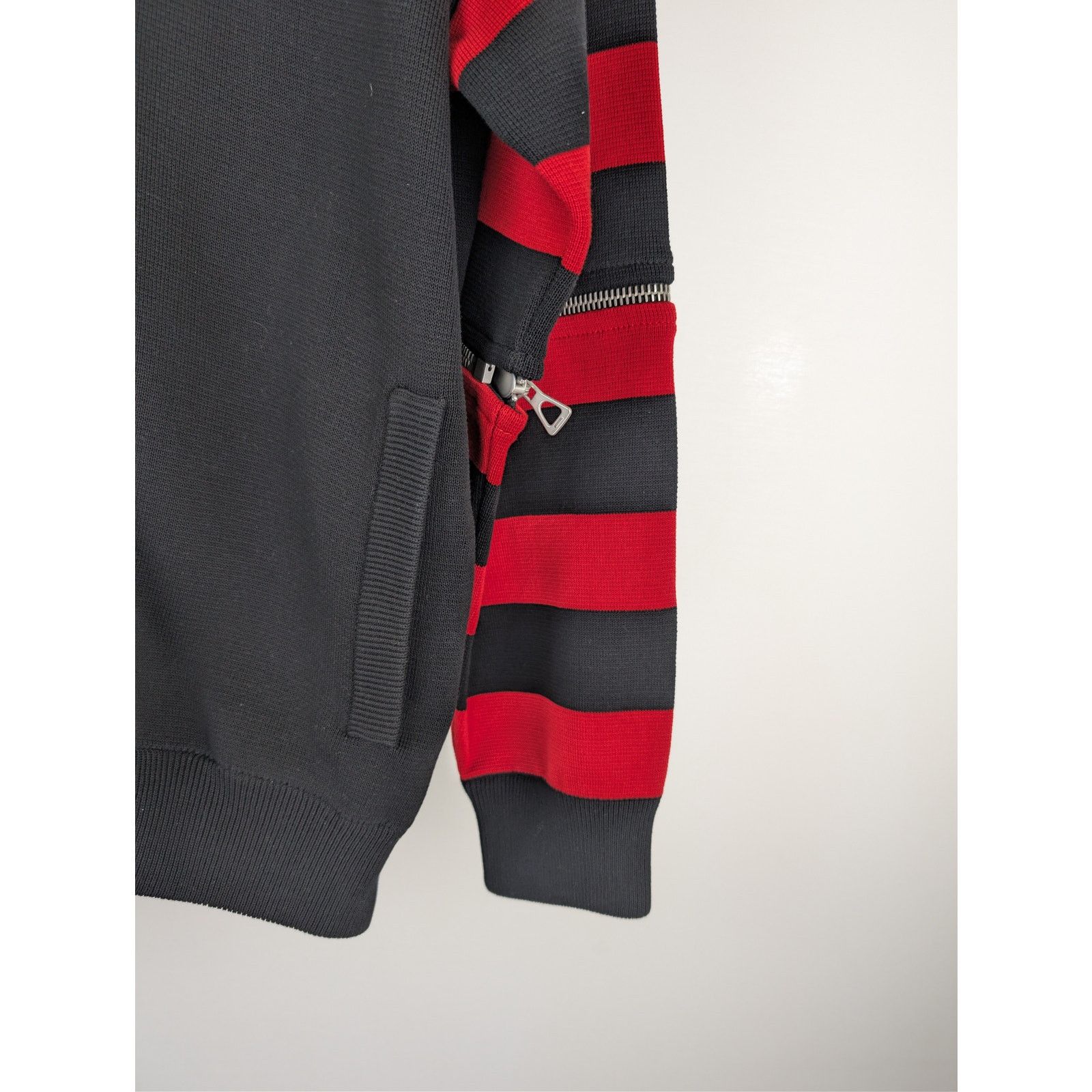 Gucci o1rshd1 Cotton Long Sleeve Bomber Jacket in Black/Red Size US XL / EU 56 / 4 - 5 Thumbnail