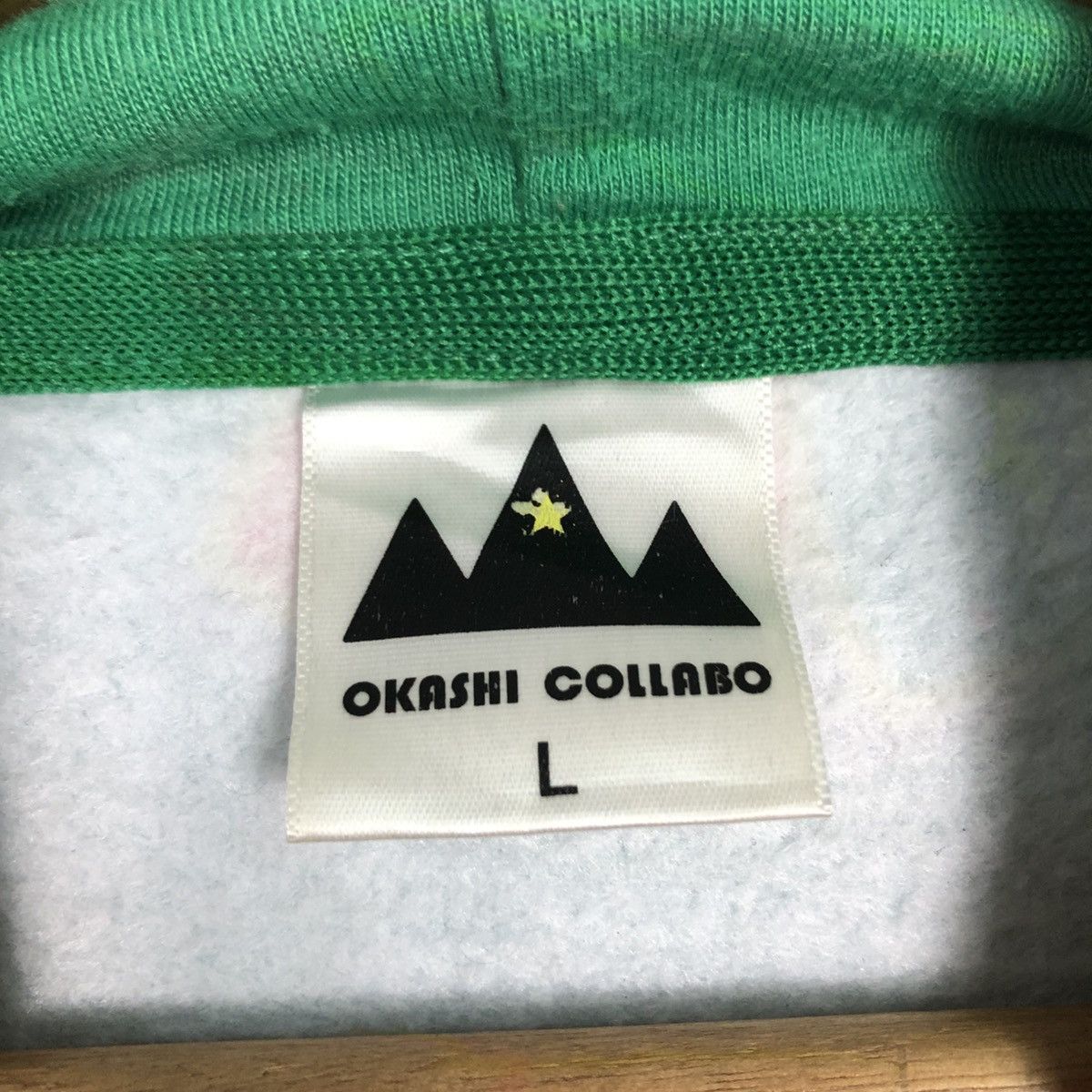 Japanese Brand 📌Vintage Hoodie Pull Over Okashi Collabo Full Print Size US L / EU 52-54 / 3 - 16 Thumbnail